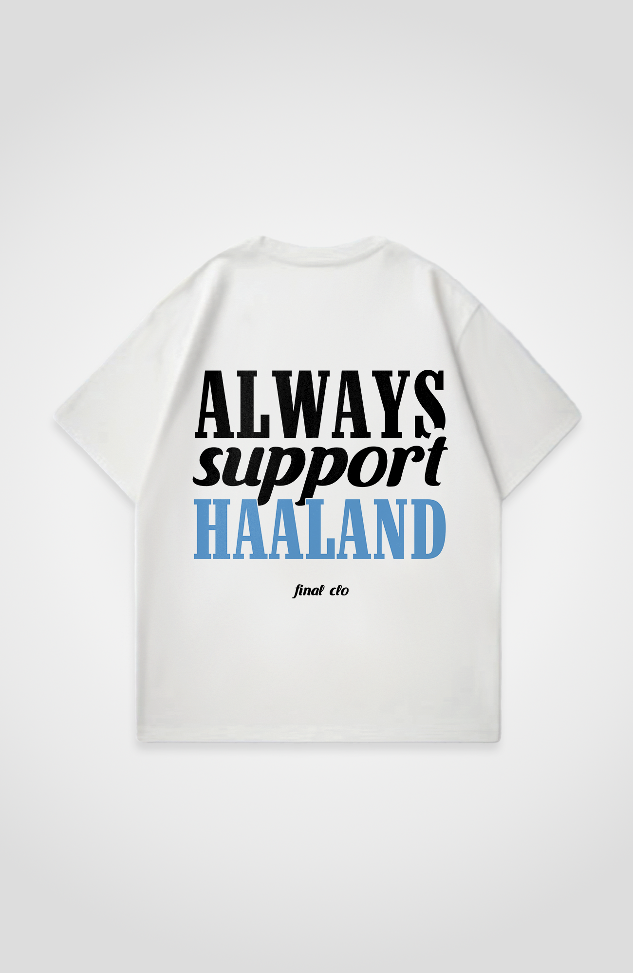 SUPPORT HAALAND OVERSIZED SHIRT