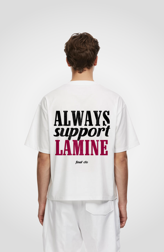 SUPPORT LAMINE OVERSIZED SHIRT