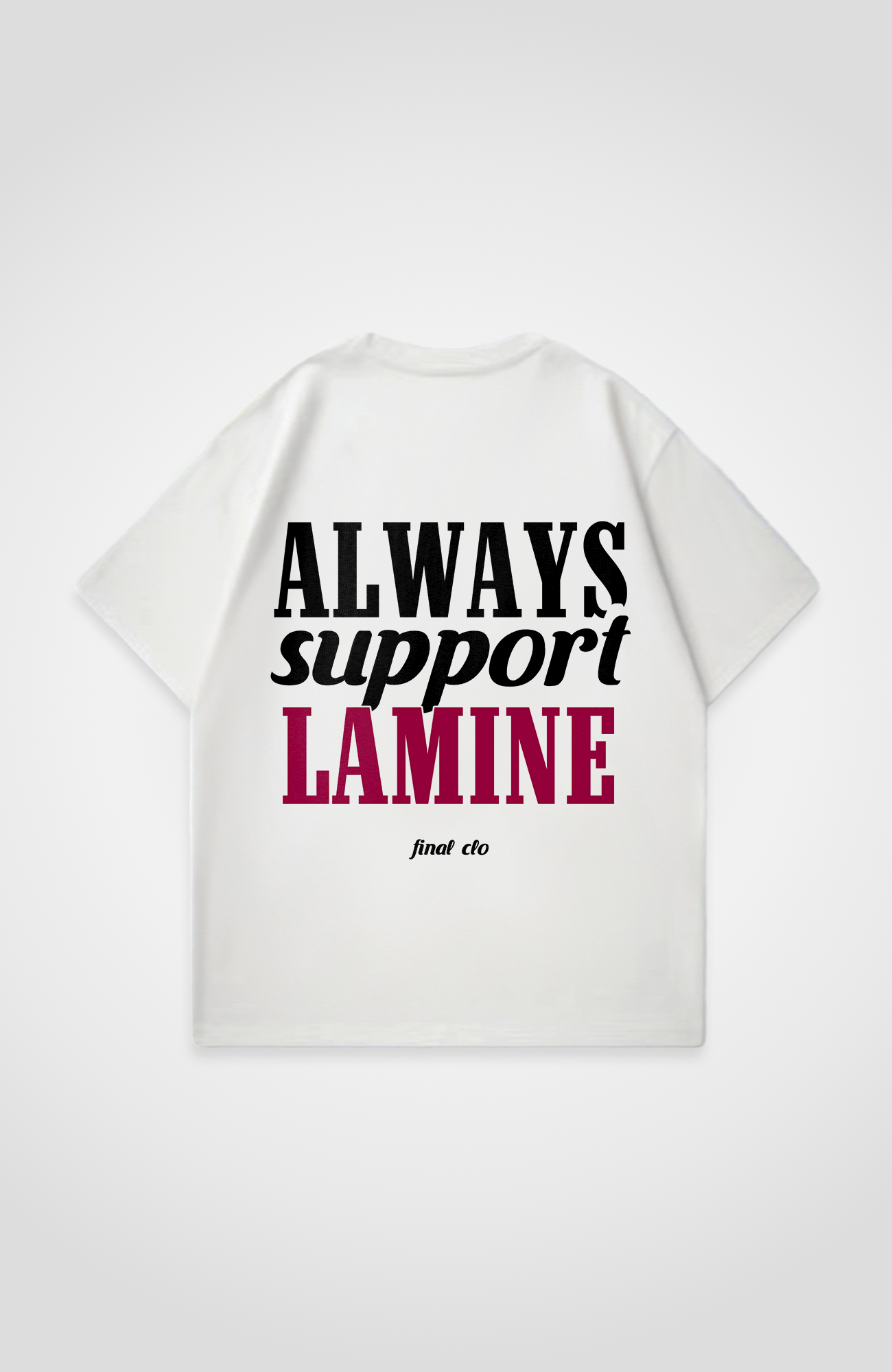SUPPORT LAMINE OVERSIZED SHIRT