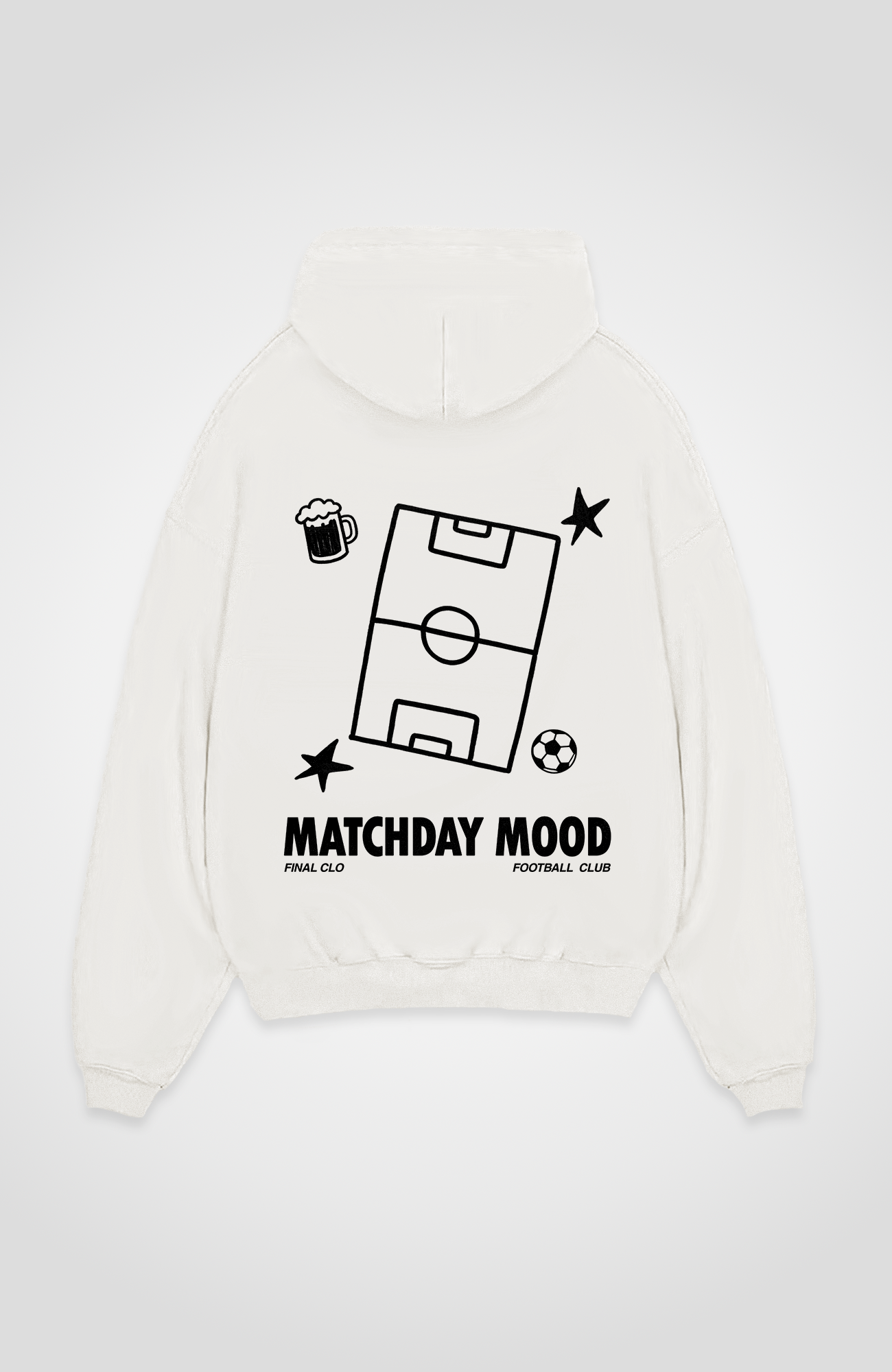 MATCHDAY MOOD OVERSIZED HOODIE