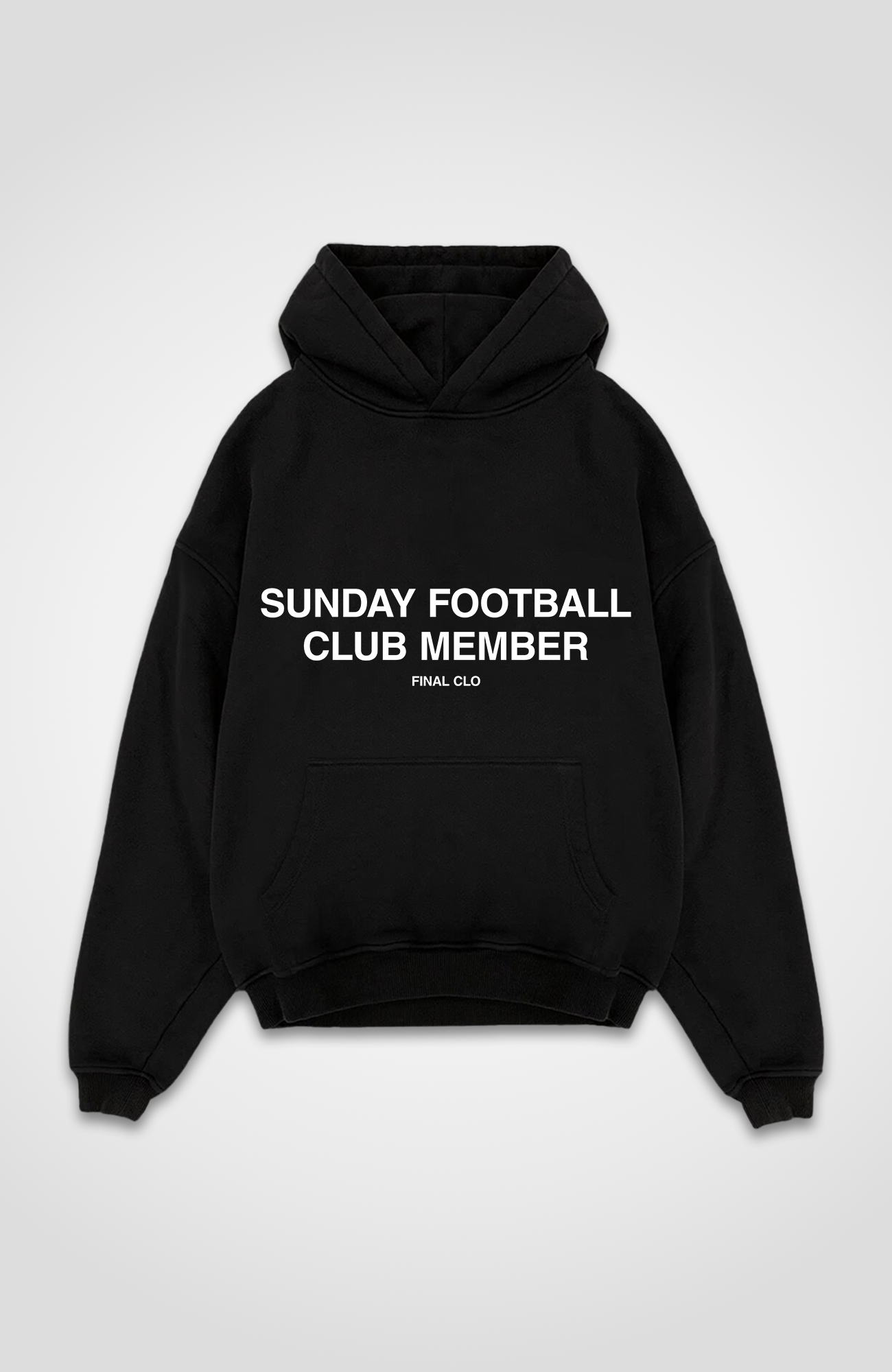 SUNDAY FOOTBALL CLUB MEMBER OVERSIZED HOODIE
