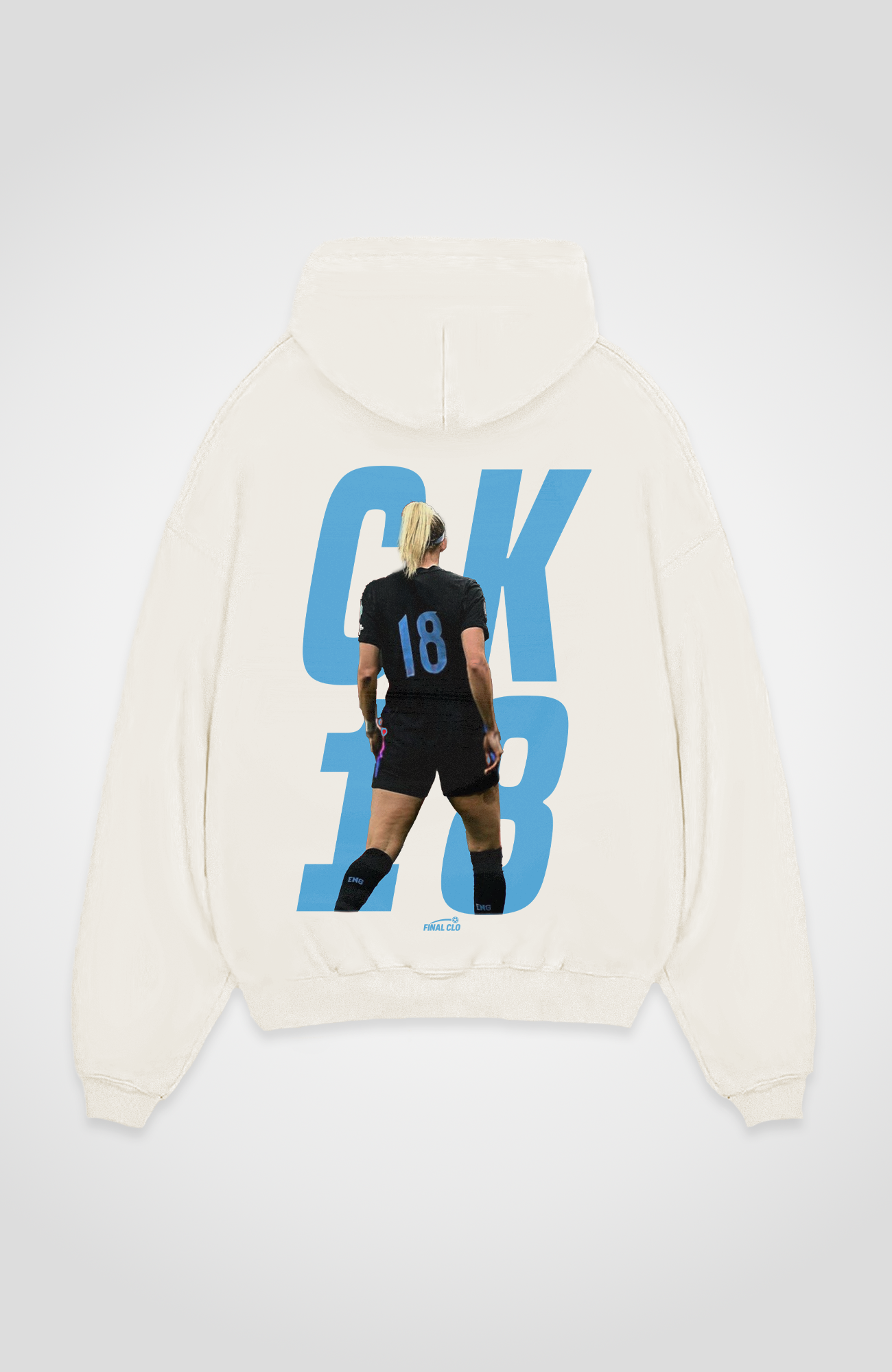 CK 18 FOOTBALL MERCH OVERSIZED HOODIE