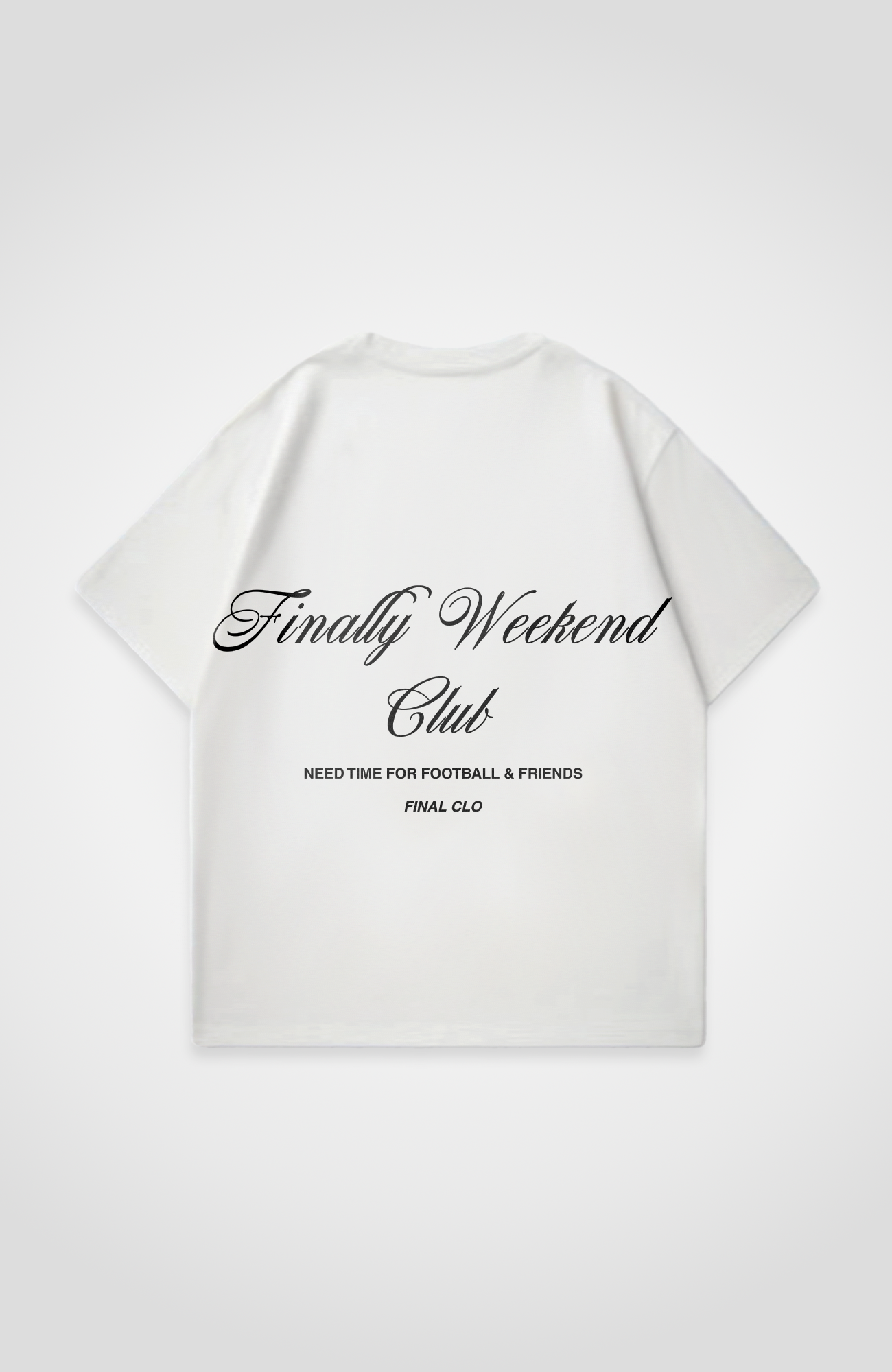 FINALLY WEEKEND CLUB OVERSIZED SHIRT