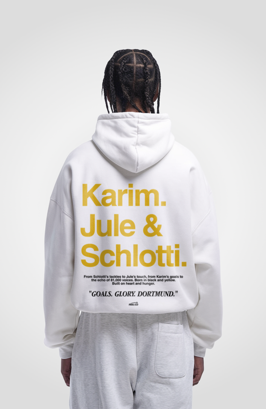 KARIM JULE & SCHLOTTI DORTMUND MERCH OVERSIZED HOODIE