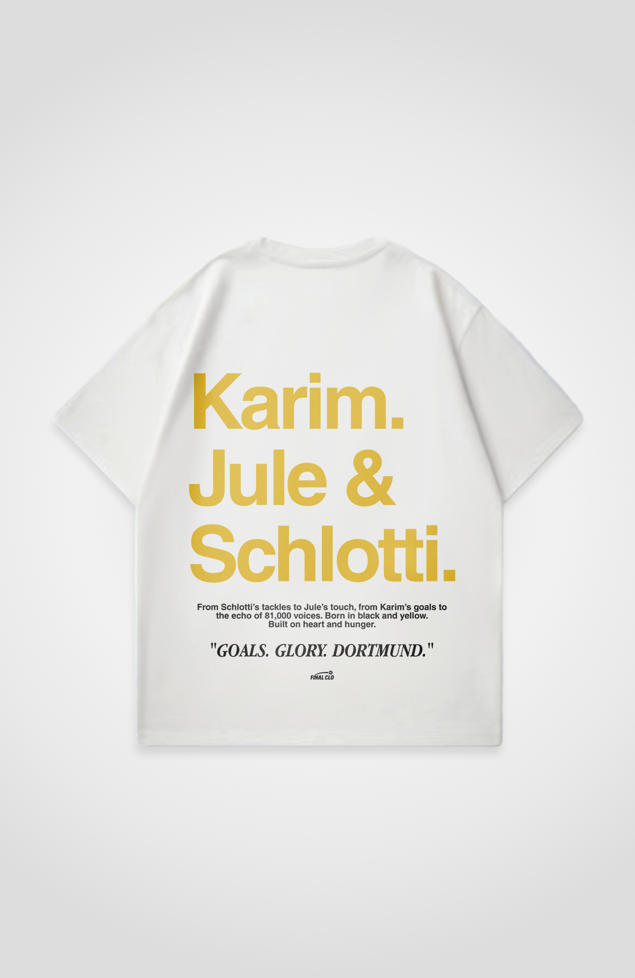 KARIM JULE & SCHLOTTI DORTMUND MERCH OVERSIZED SHIRT