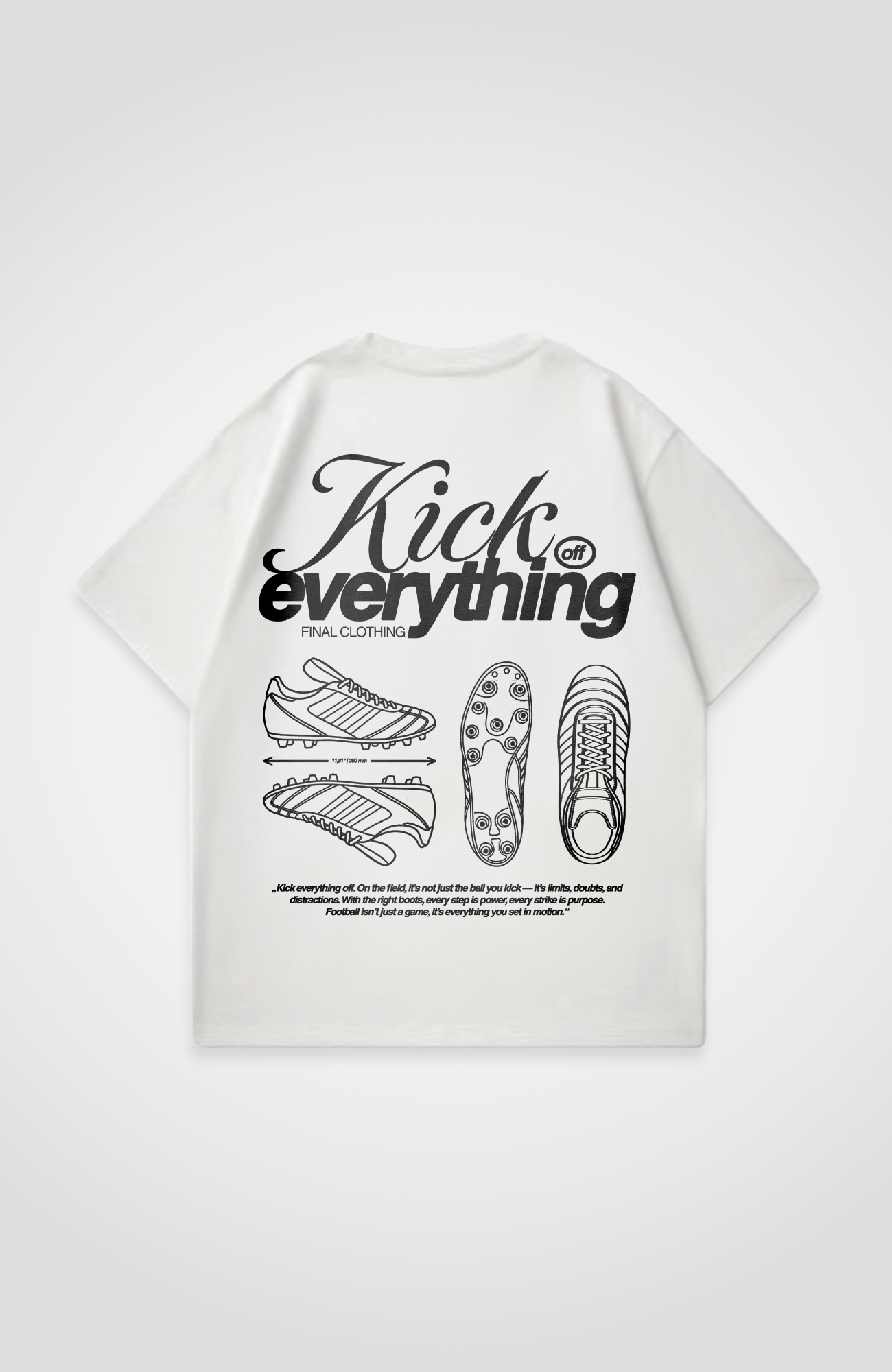 KICK EVERYTHING OVERSIZED SHIRT