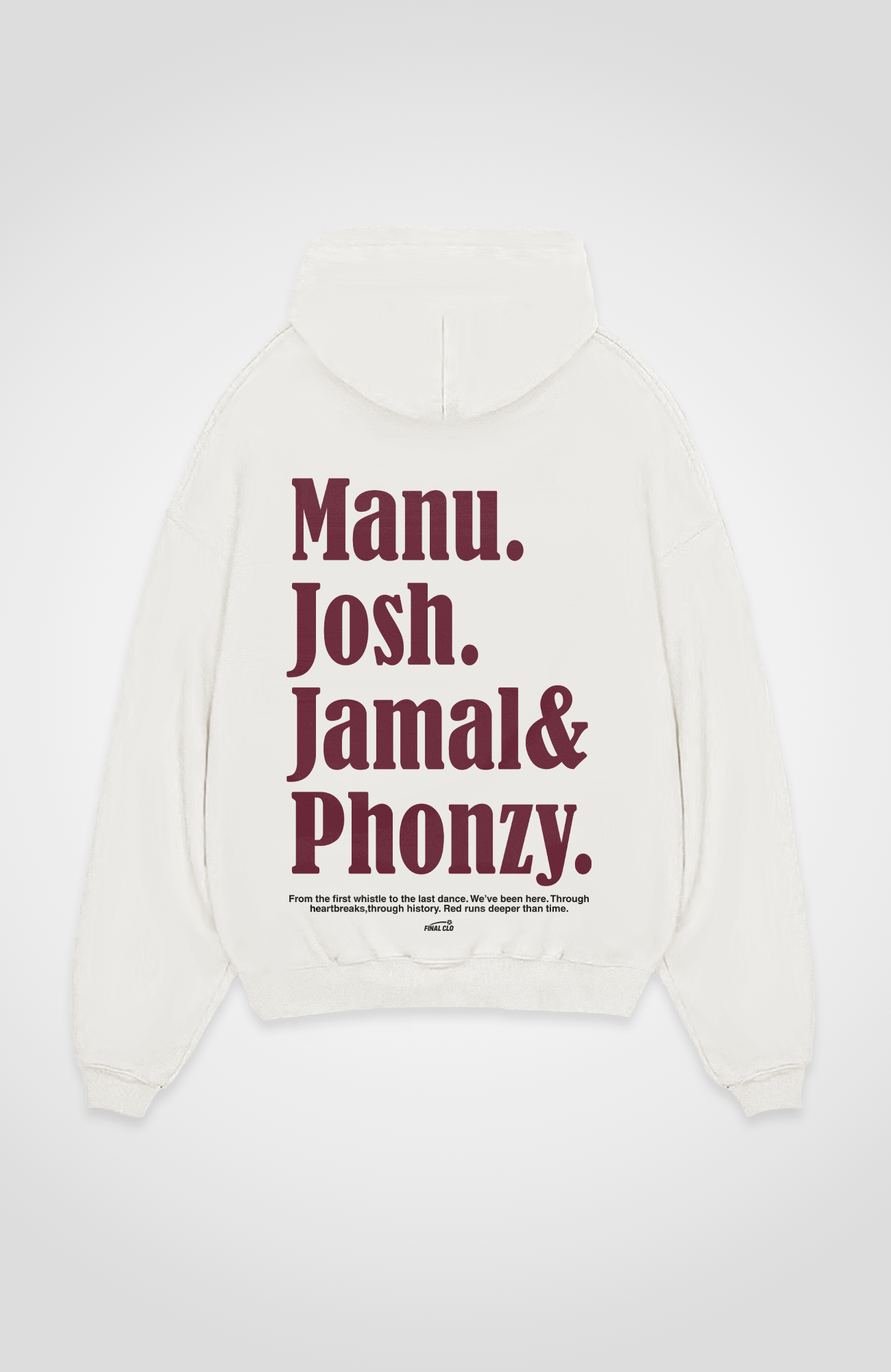 MANU JOSH JAMAL & PHONZY OVERSIZED HOODIE