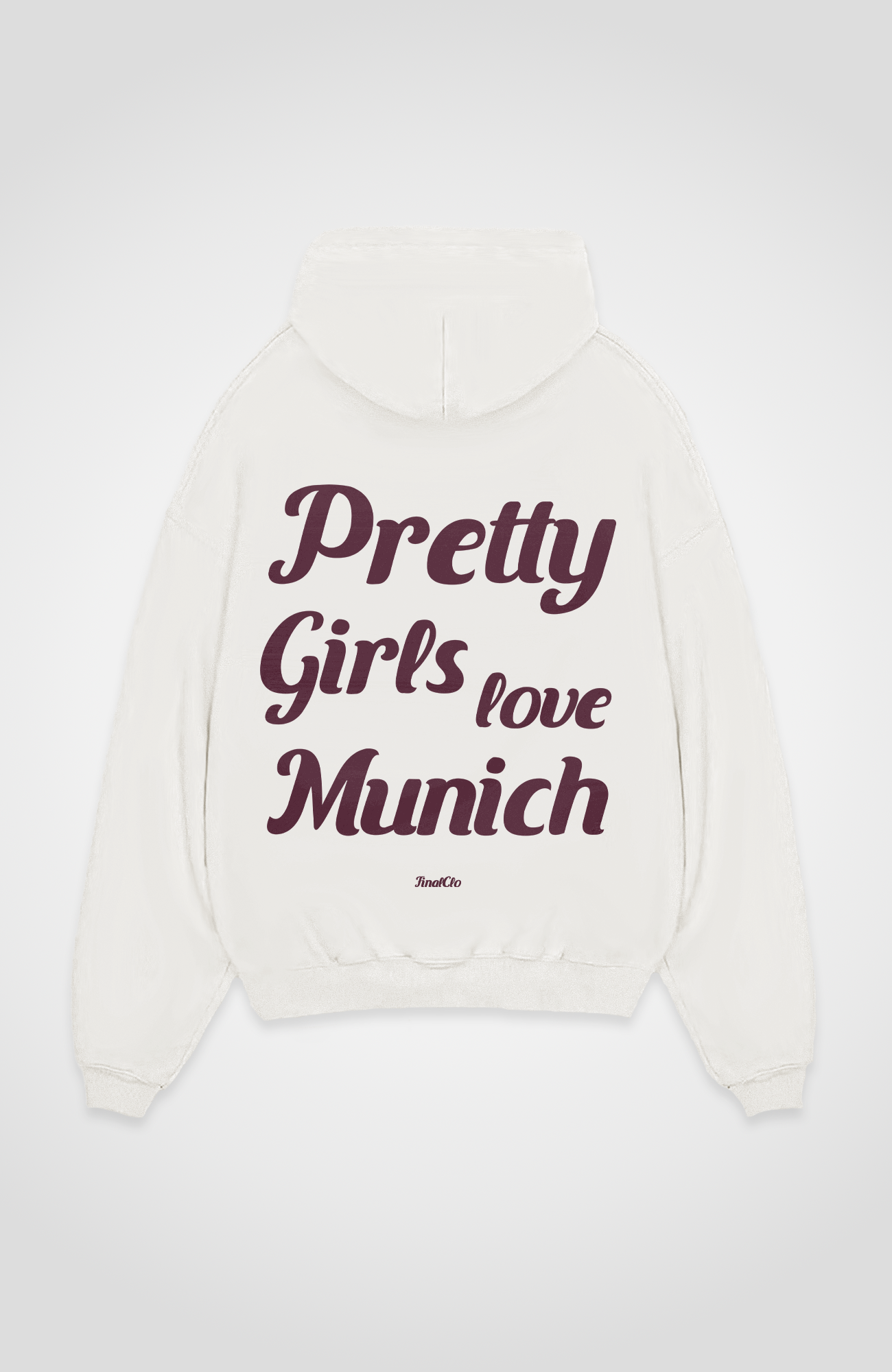 PRETTY GIRLS LOVE MUNICH OVERSIZED HOODIE