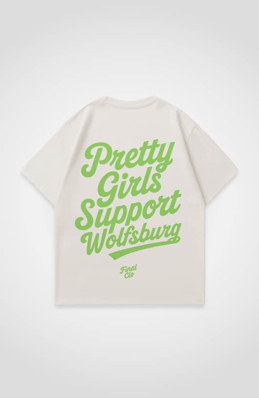 PRETTY GIRL SUPPORT VFL WOLFSBURG OVERSIZED SHIRT