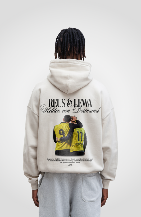 REUS & LEWA FOOTBALL MERCH OVERSIZED HOODIE