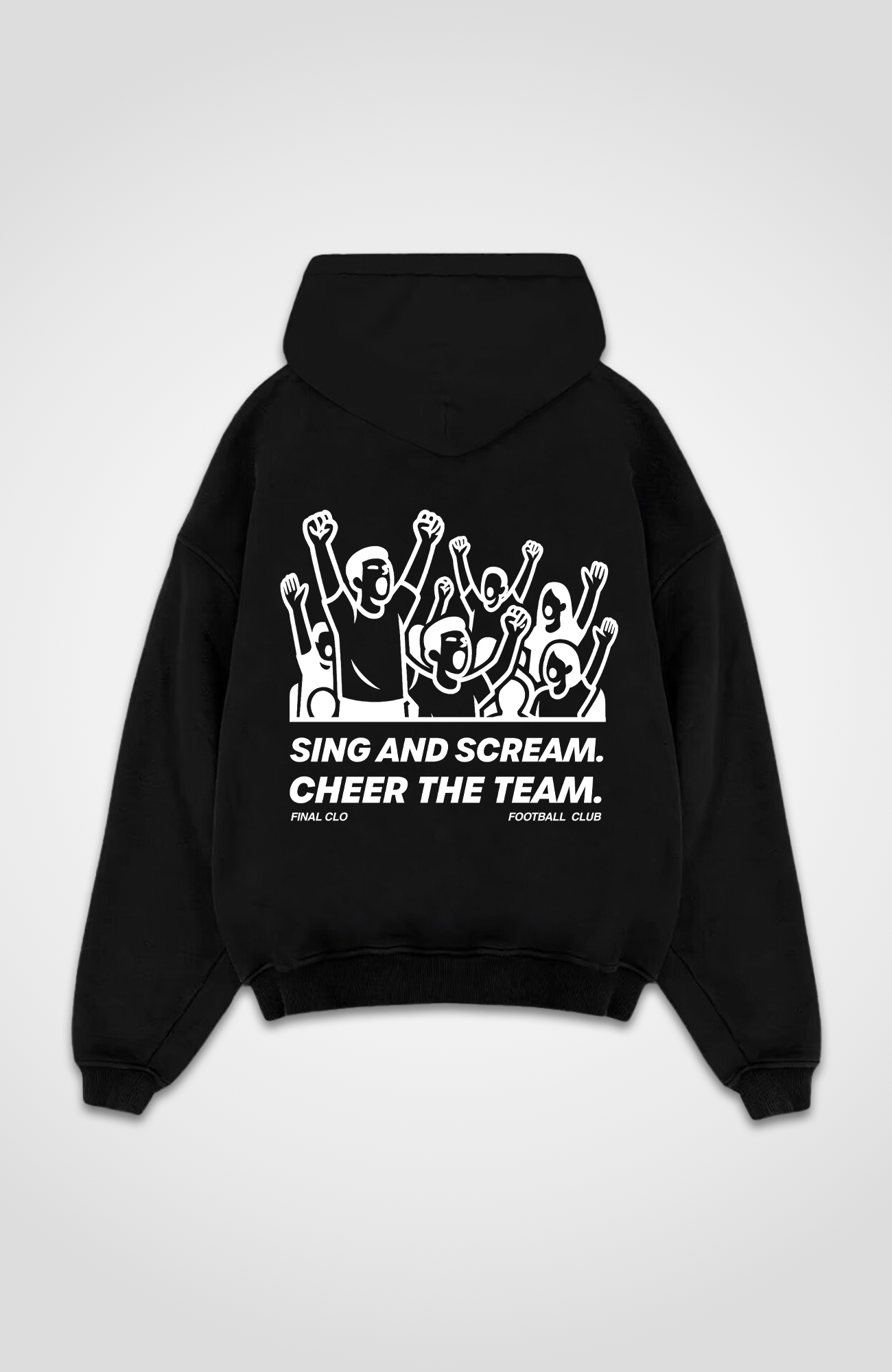 SING AND SCREAM OVERSIZED HOODIE