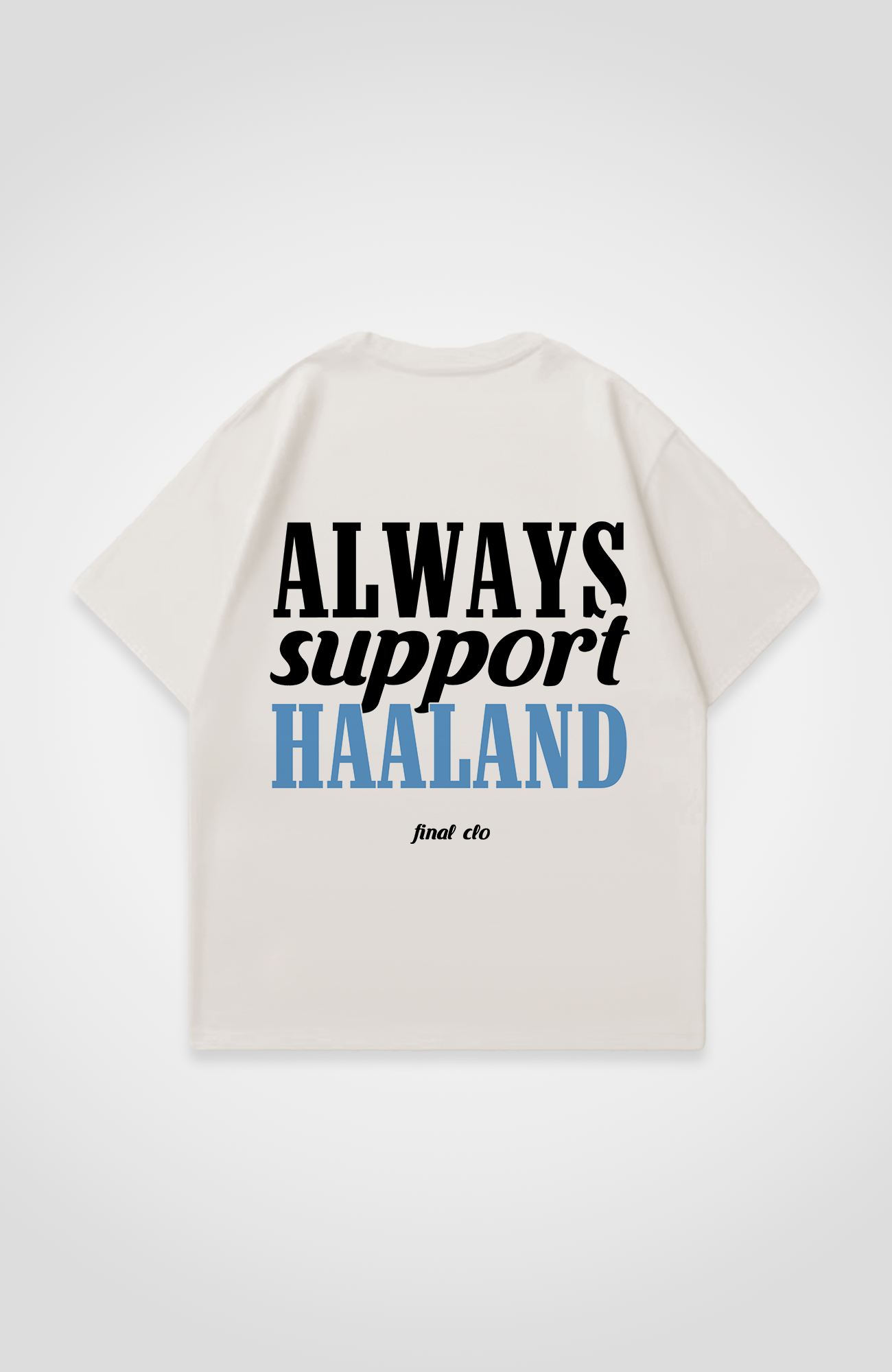 SUPPORT HAALAND OVERSIZED SHIRT