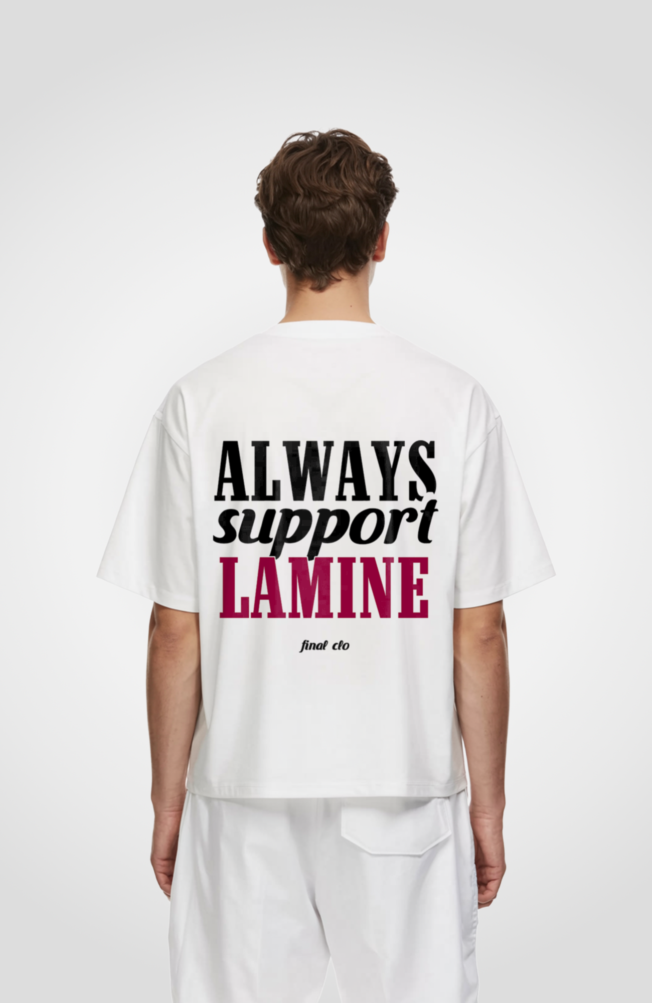 SUPPORT LAMINE OVERSIZED SHIRT