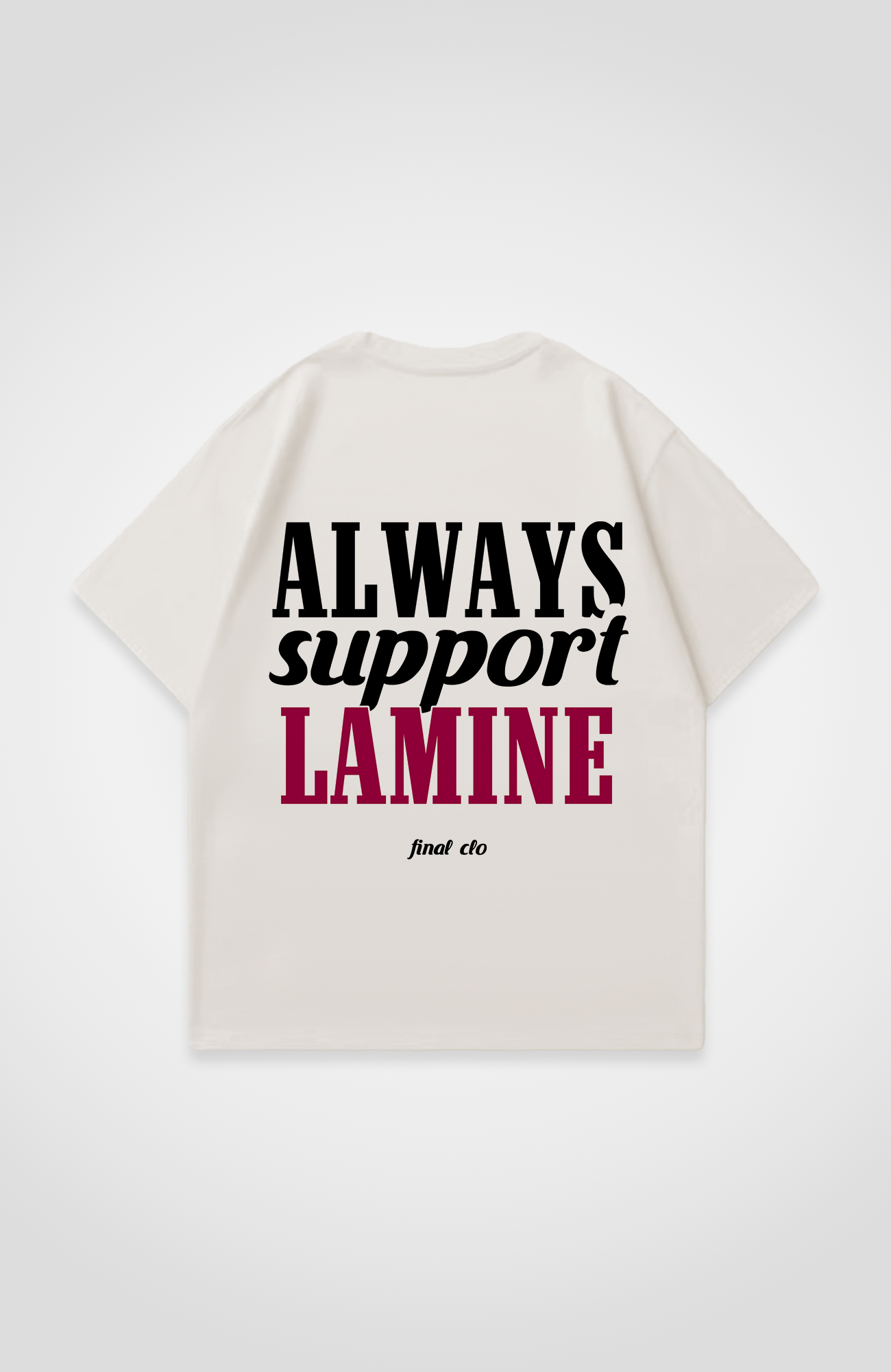 SUPPORT LAMINE OVERSIZED SHIRT