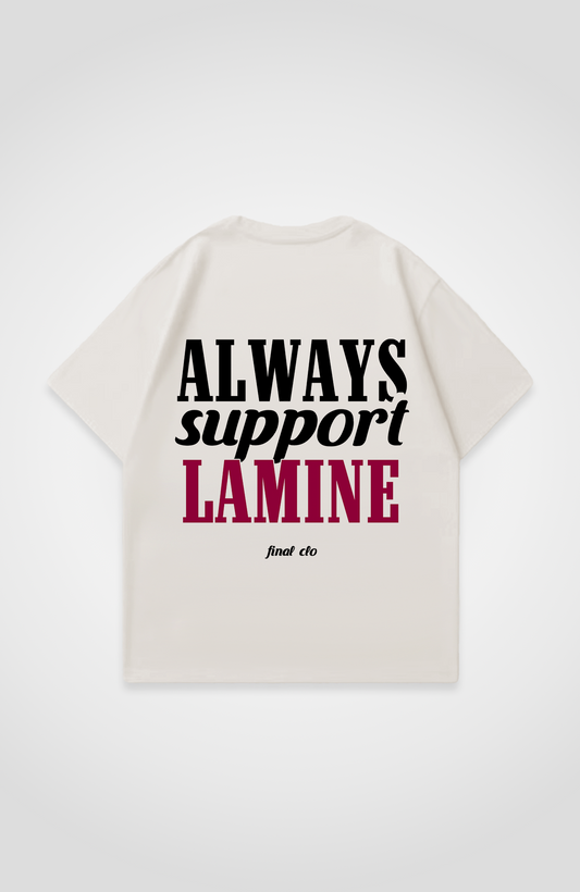 SUPPORT LAMINE OVERSIZED SHIRT