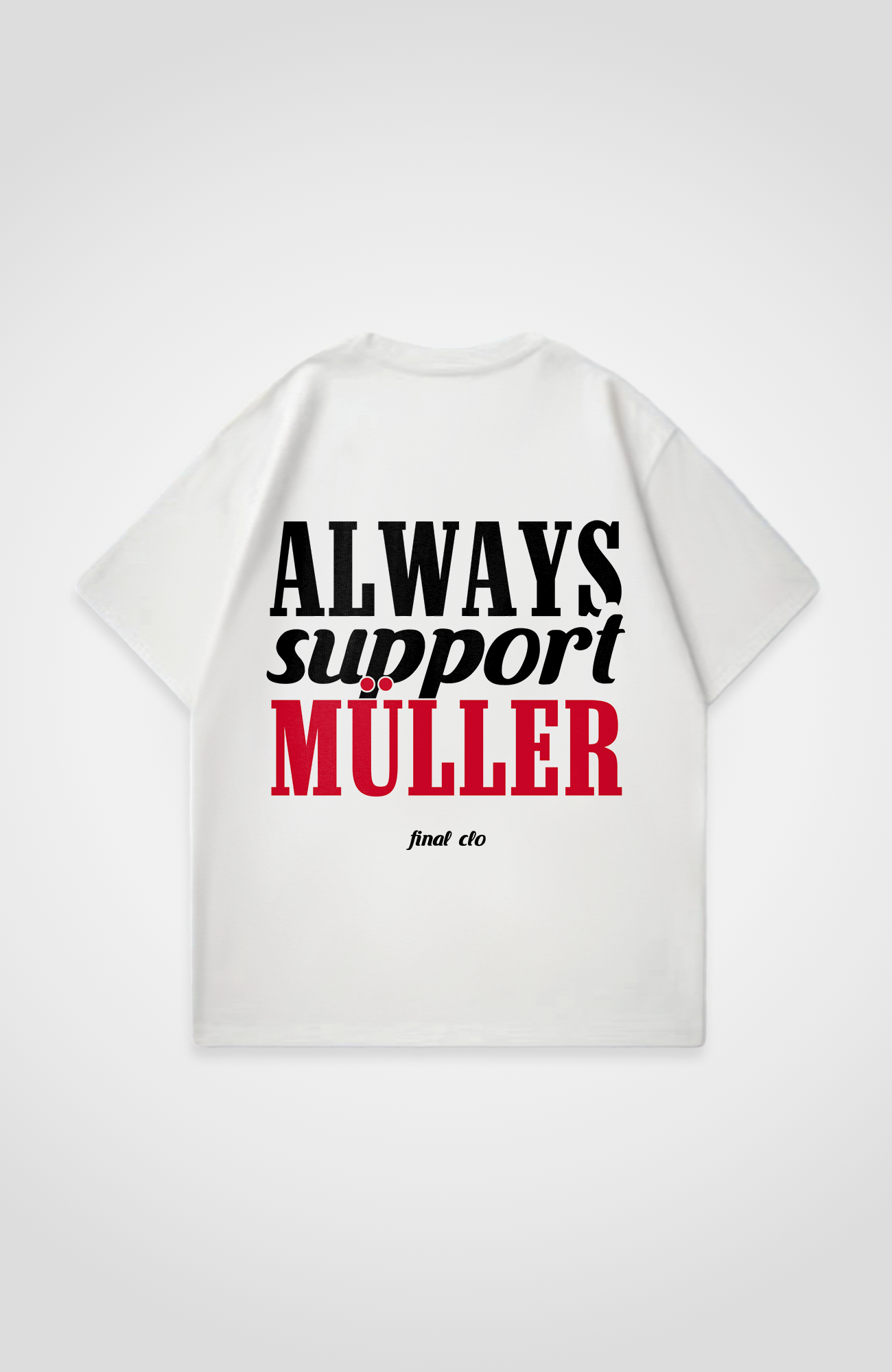 SUPPORT MÜLLER OVERSIZED SHIRT