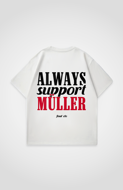 SUPPORT MÜLLER OVERSIZED SHIRT