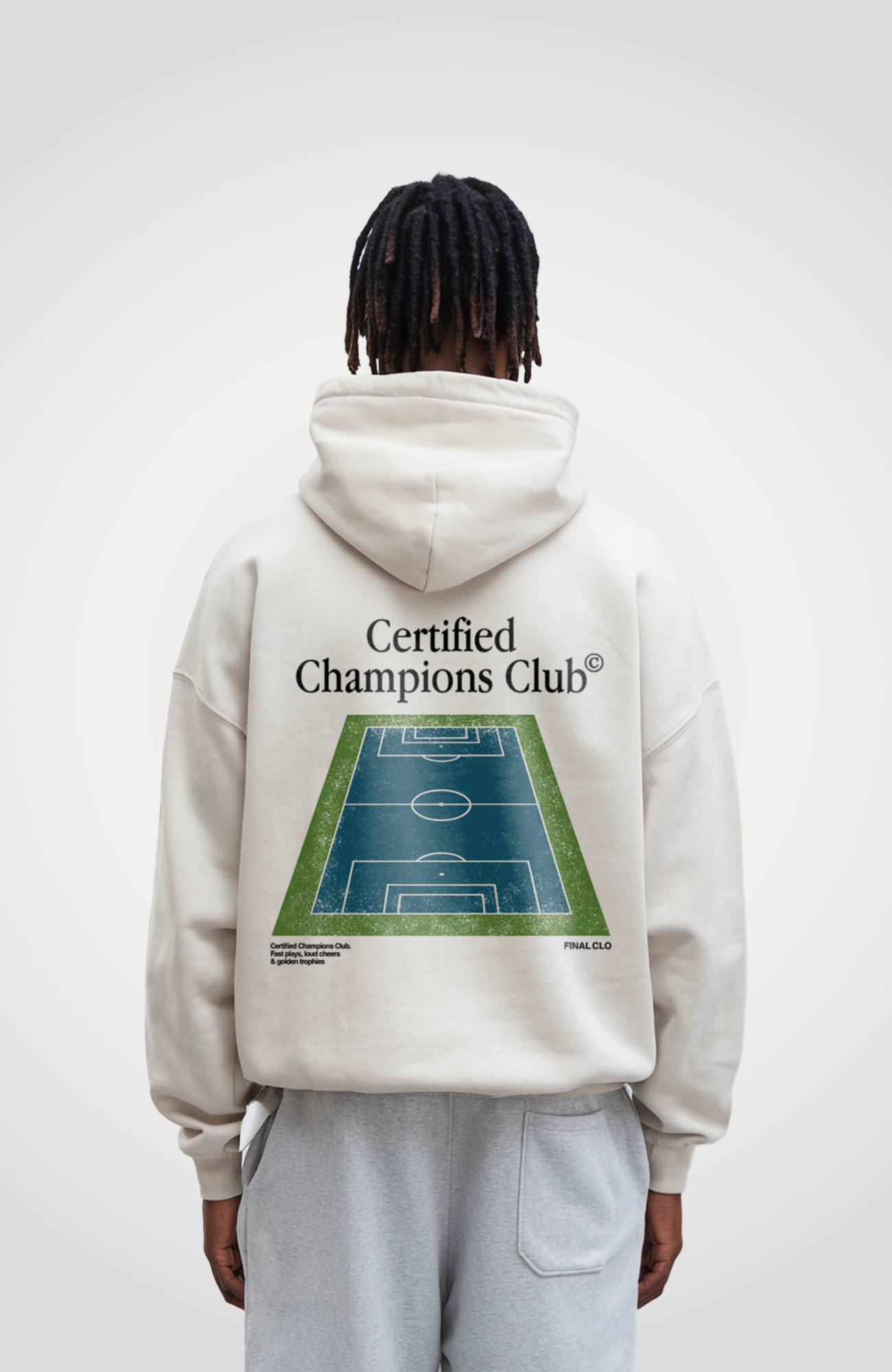CHAMPIONS CLUB OVERSIZED HOODIE