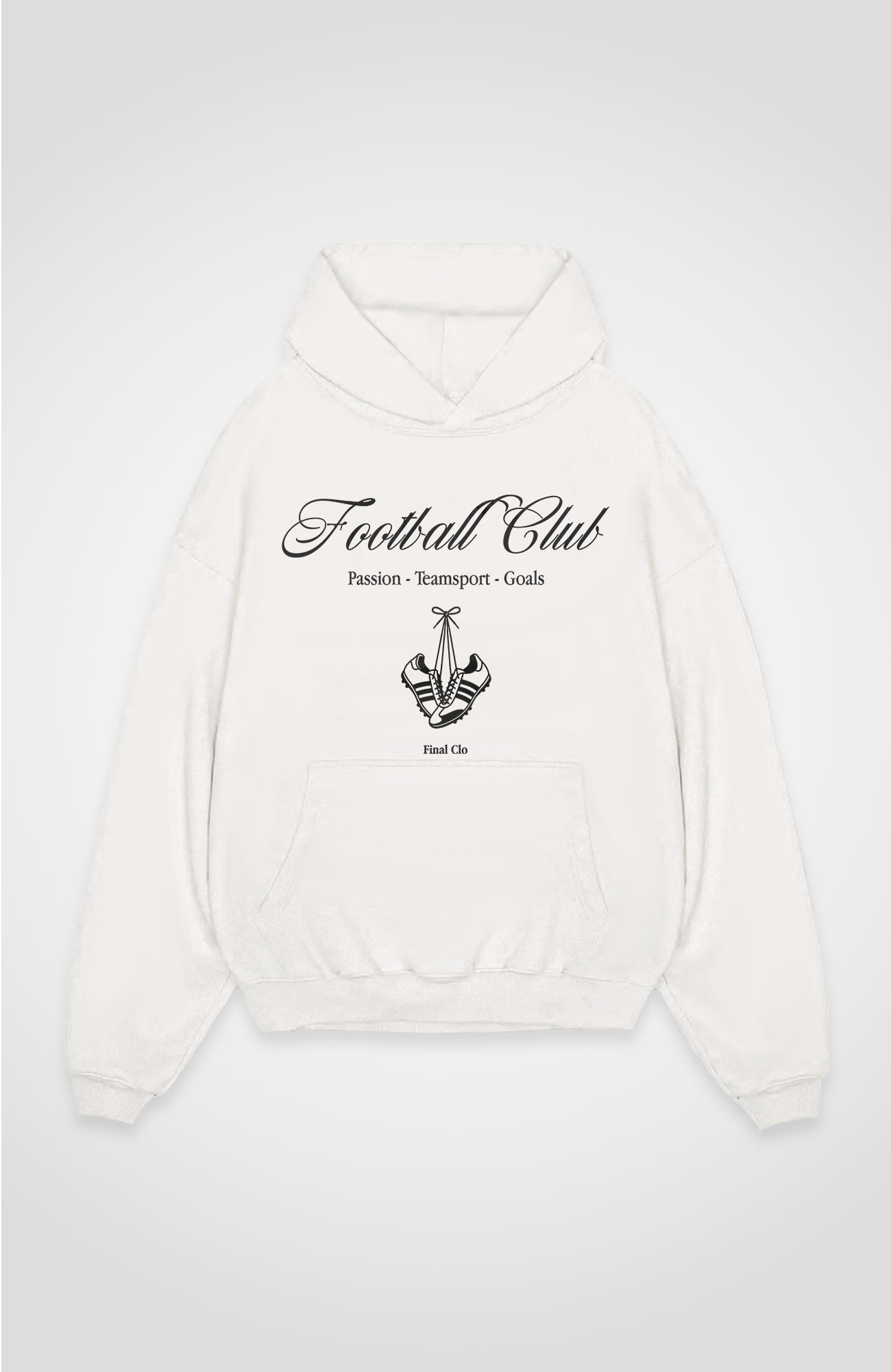 FOOTBALL CLUB OVERSIZED HOODIE