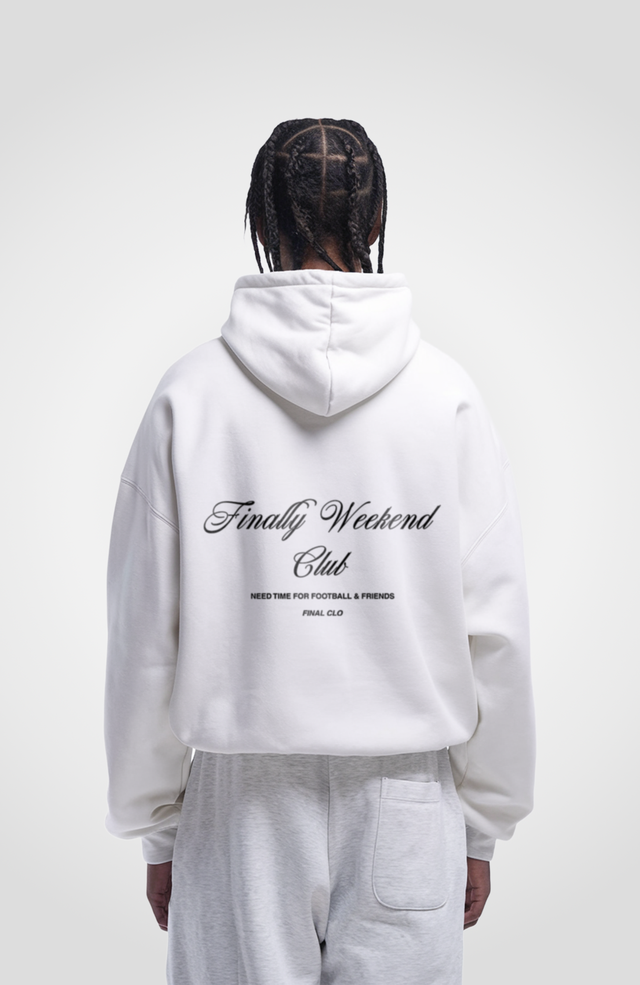 FINALLY WEEKEND CLUB OVERSIZED HOODIE