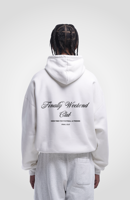 FINALLY WEEKEND CLUB OVERSIZED HOODIE