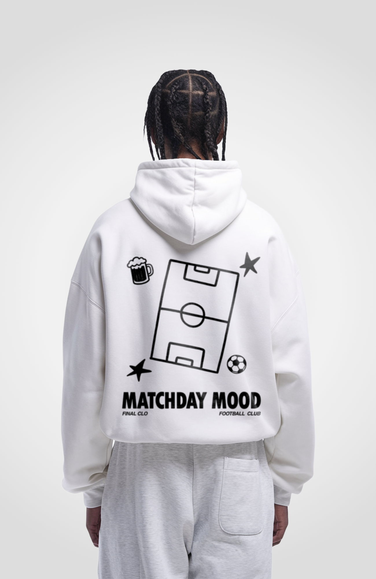 MATCHDAY MOOD OVERSIZED HOODIE