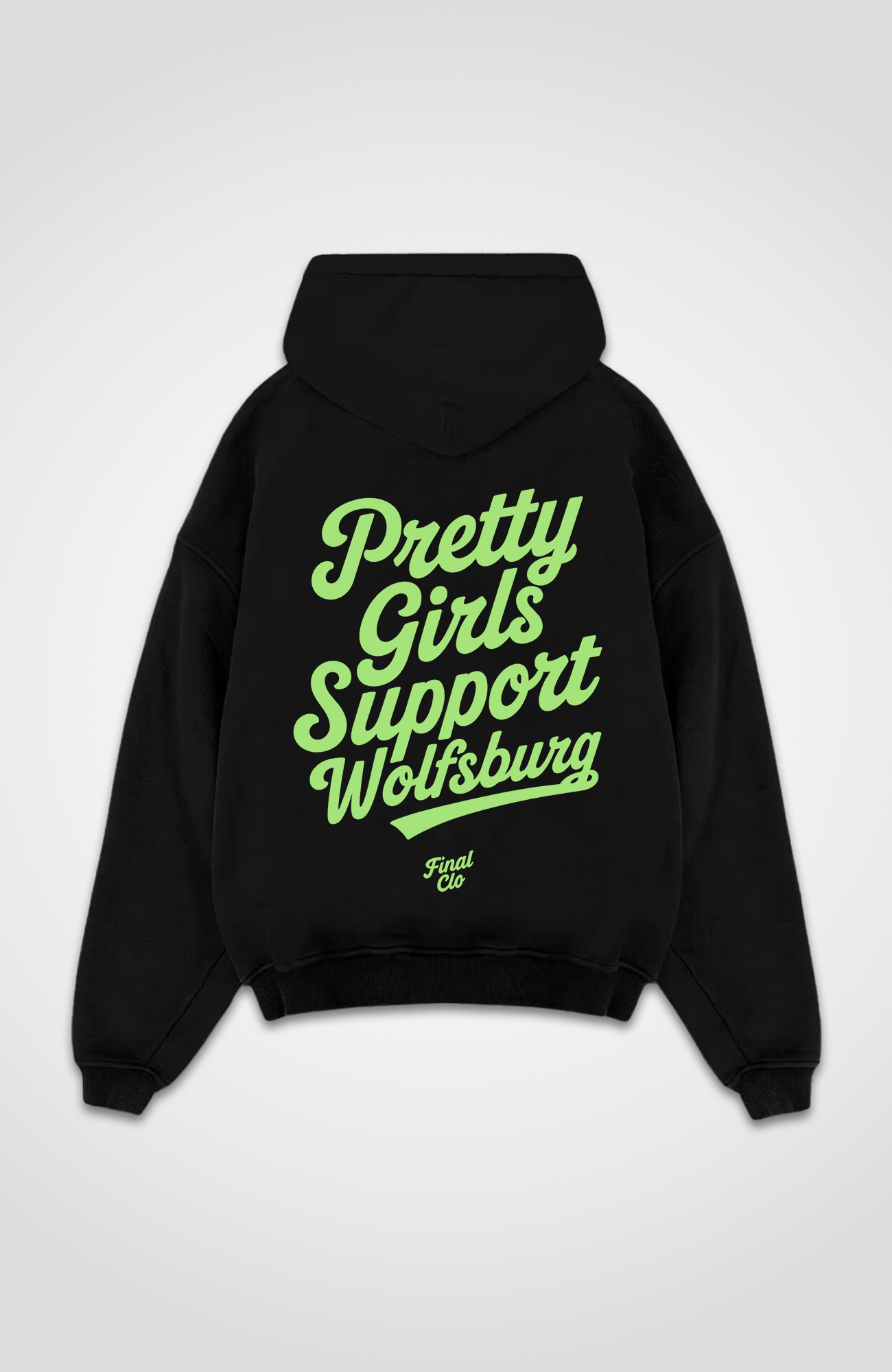 PRETTY GIRLS SUPPORT VFL WOLFSBURG OVERSIZED HOODIE