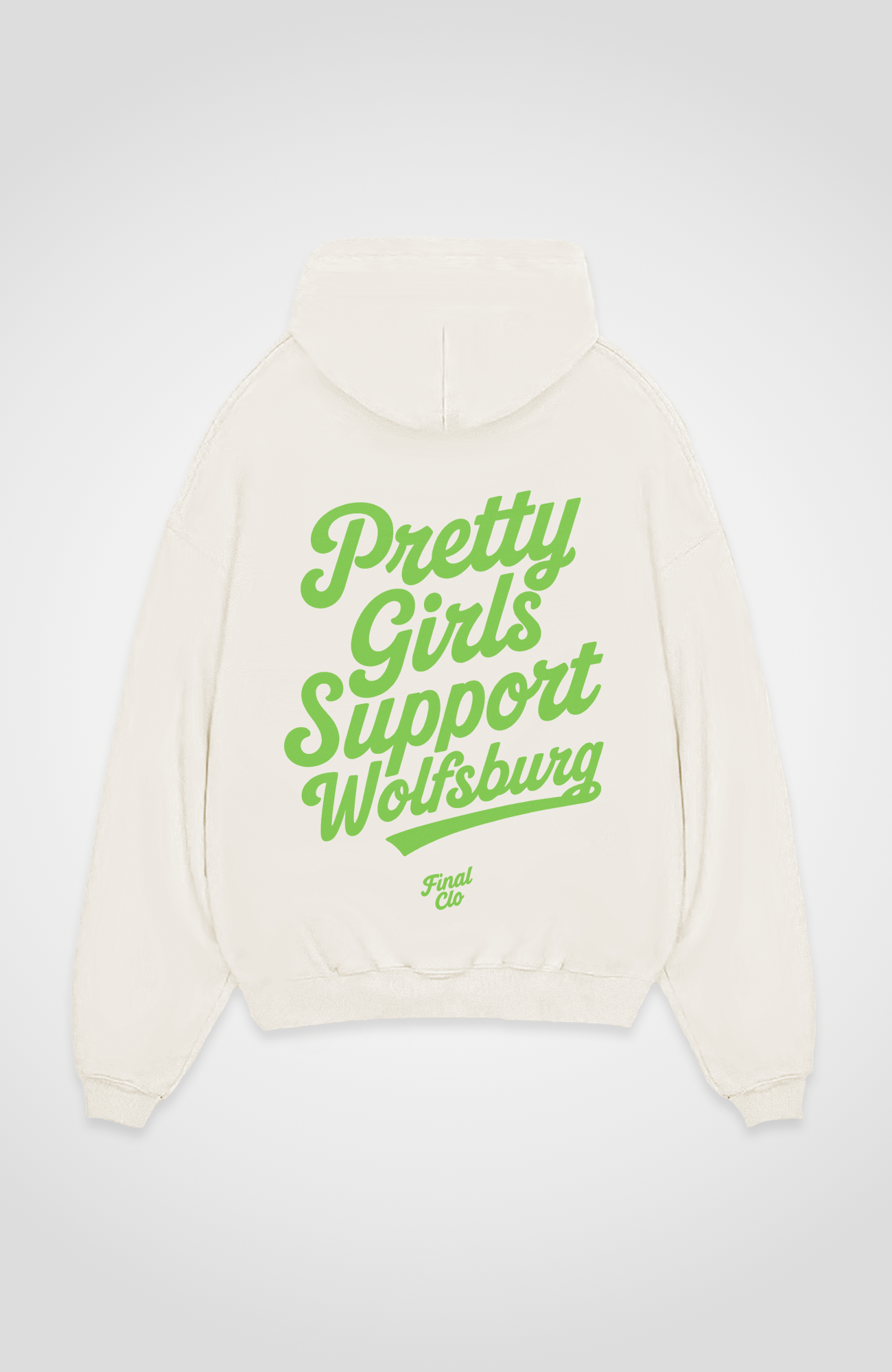PRETTY GIRLS SUPPORT VFL WOLFSBURG OVERSIZED HOODIE