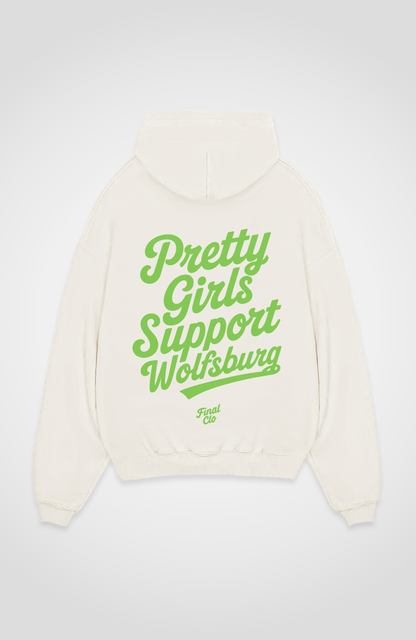 PRETTY GIRLS SUPPORT VFL WOLFSBURG OVERSIZED HOODIE