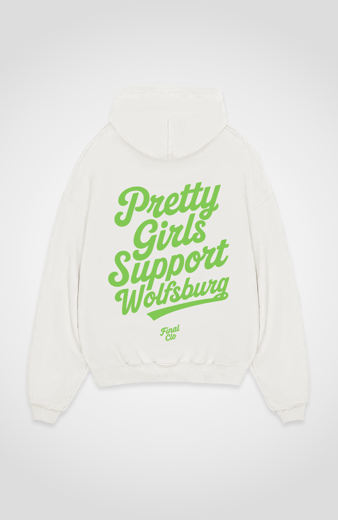 PRETTY GIRLS SUPPORT VFL WOLFSBURG OVERSIZED HOODIE