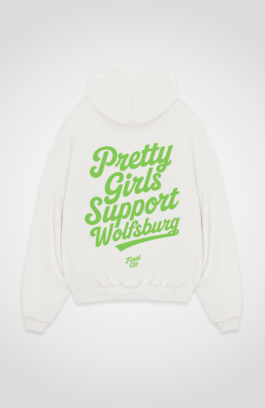 PRETTY GIRLS SUPPORT VFL WOLFSBURG OVERSIZED HOODIE