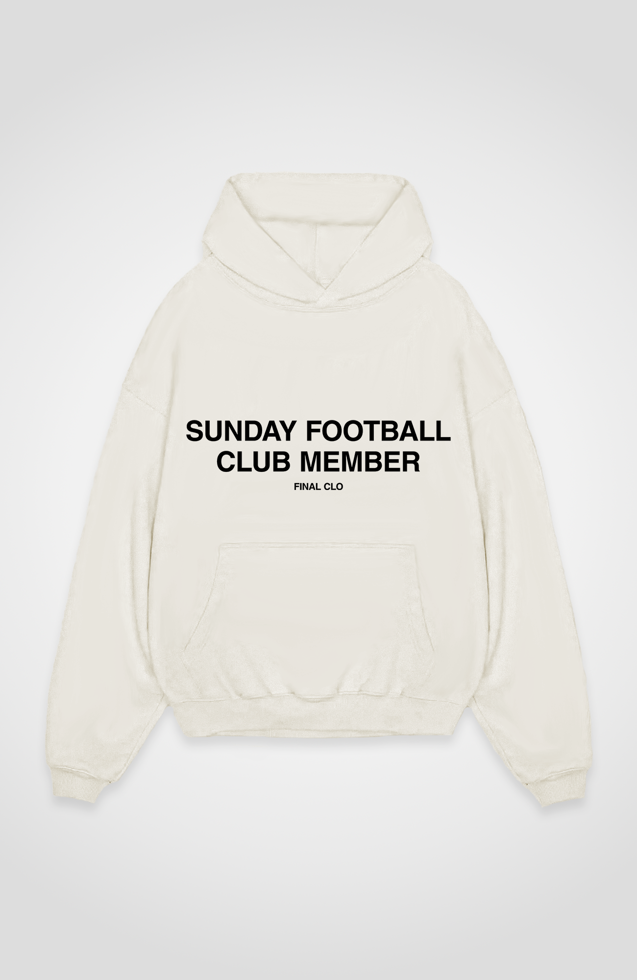 SUNDAY FOOTBALL CLUB MEMBER OVERSIZED HOODIE