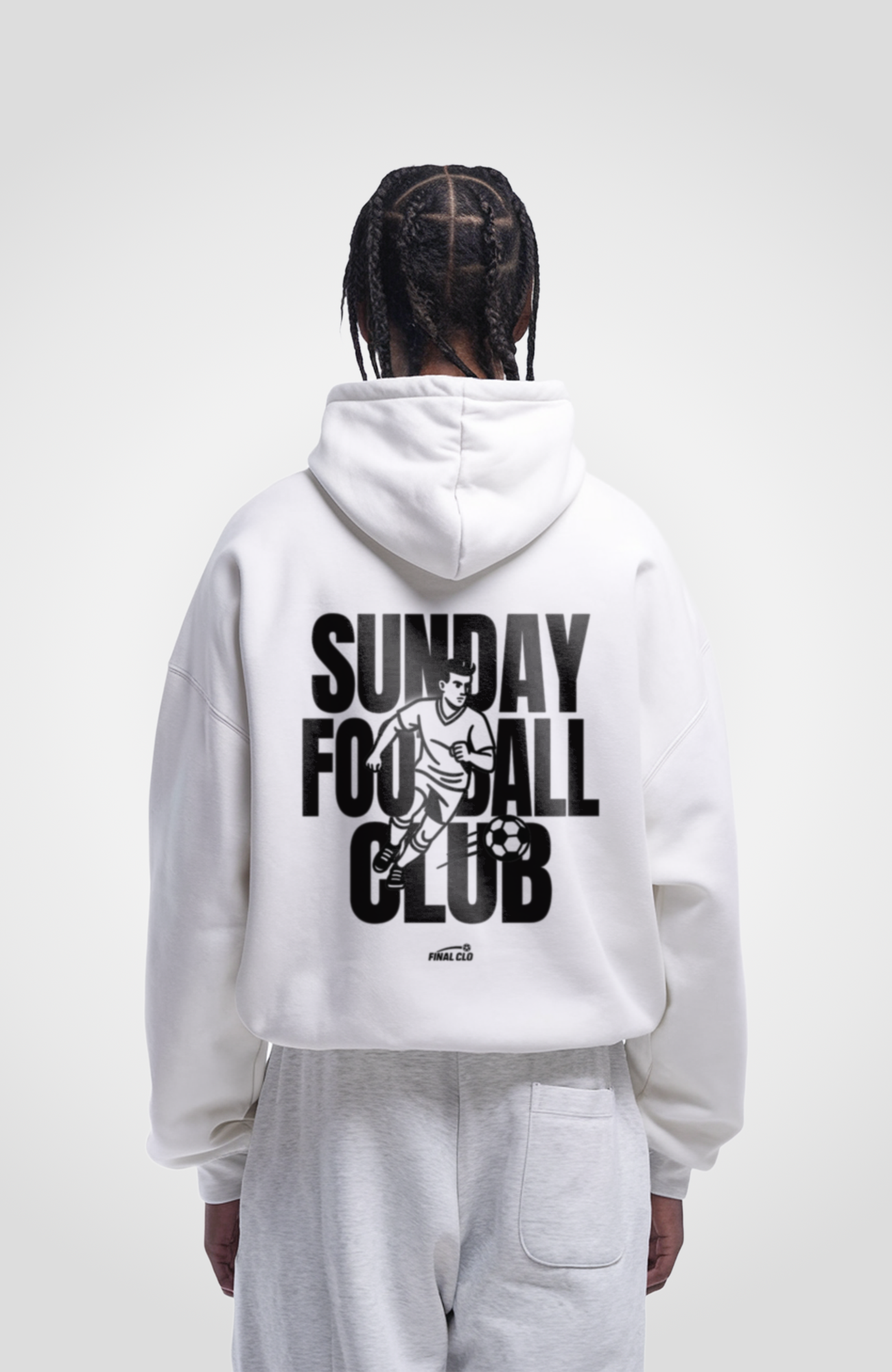 SUNDAY FOOTBALL CLUB OVERSIZED HOODIE