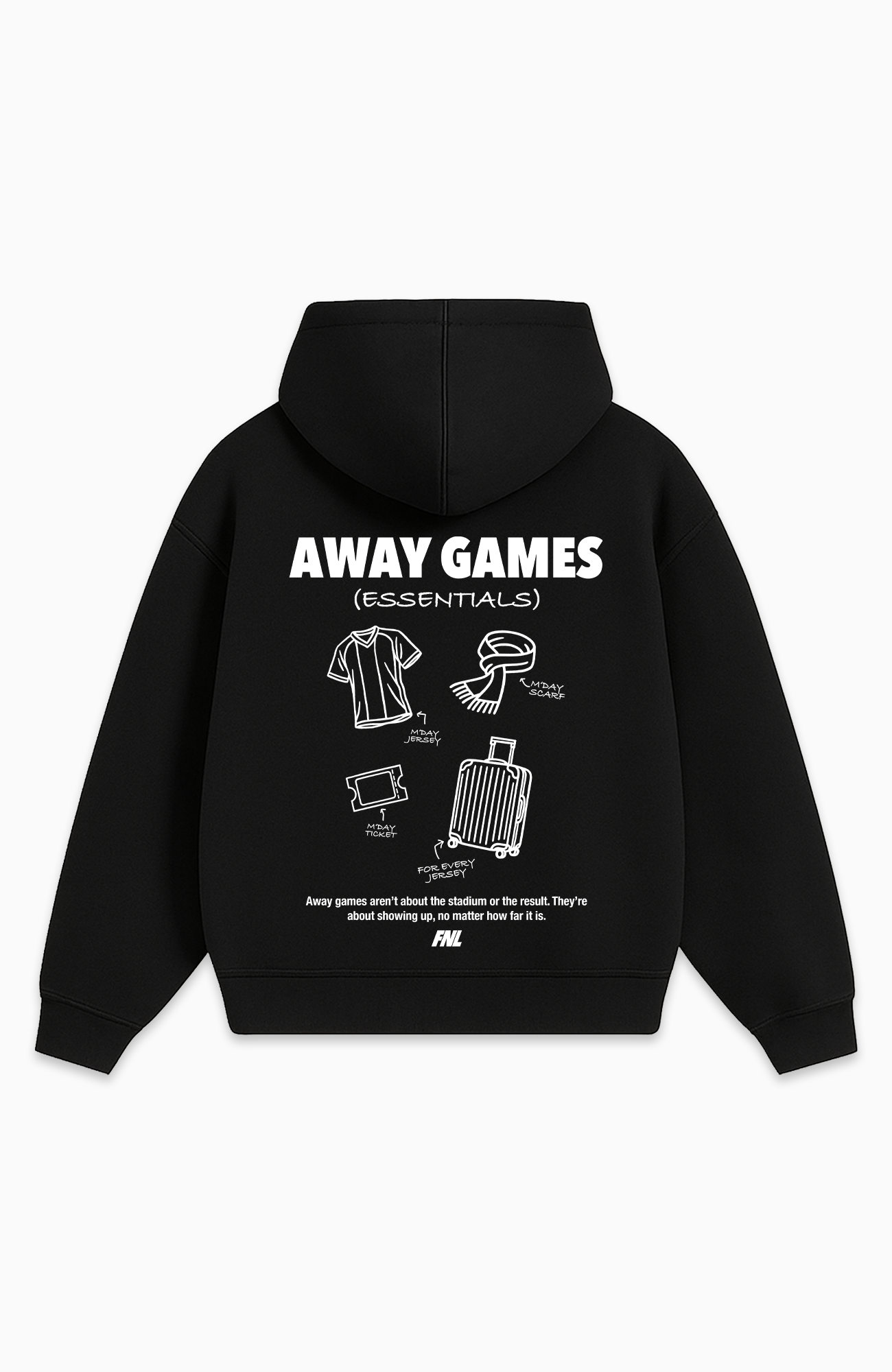 AWAY GAMES OVERSIZED HOODIE