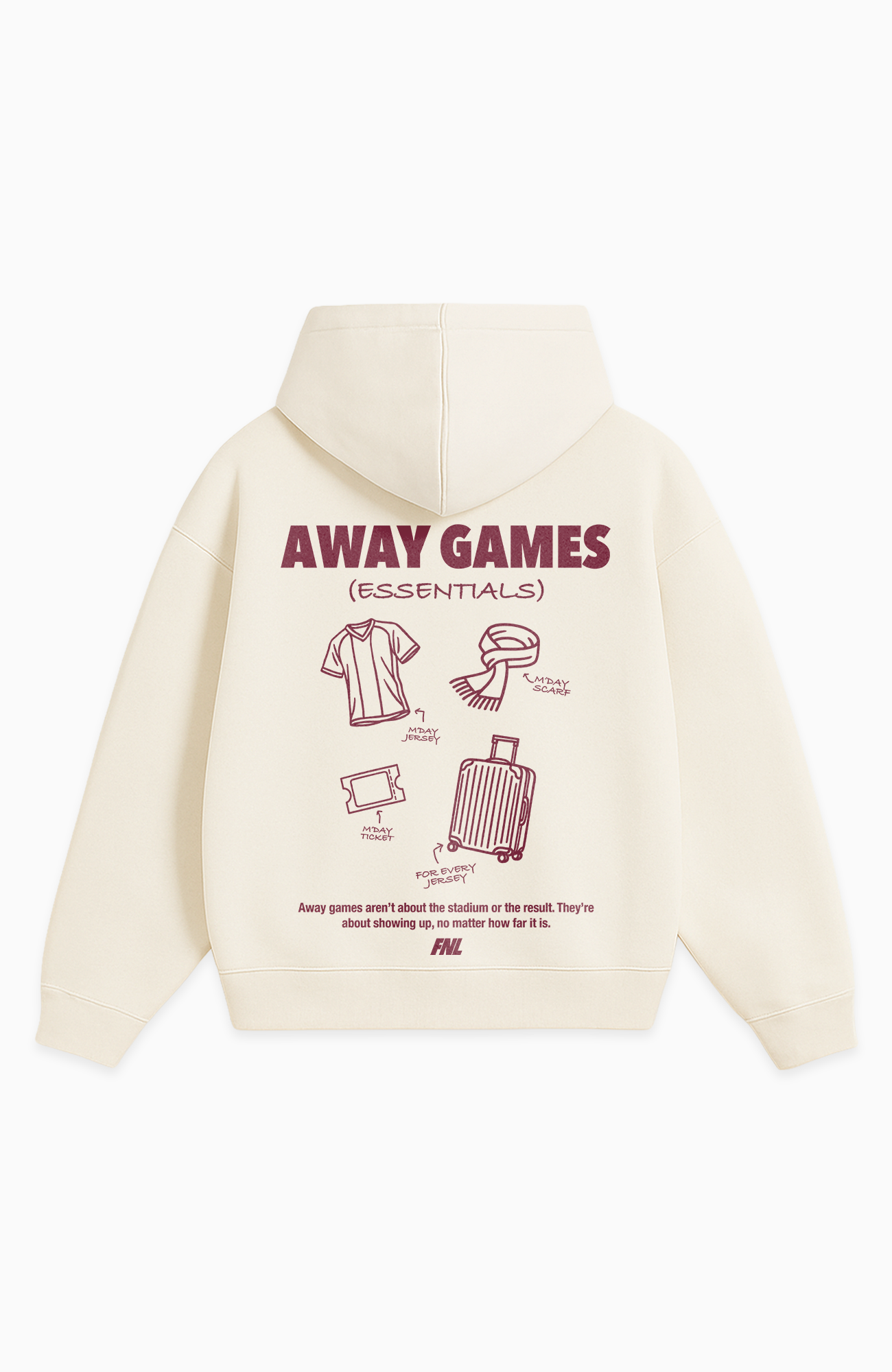 AWAY GAMES OVERSIZED HOODIE