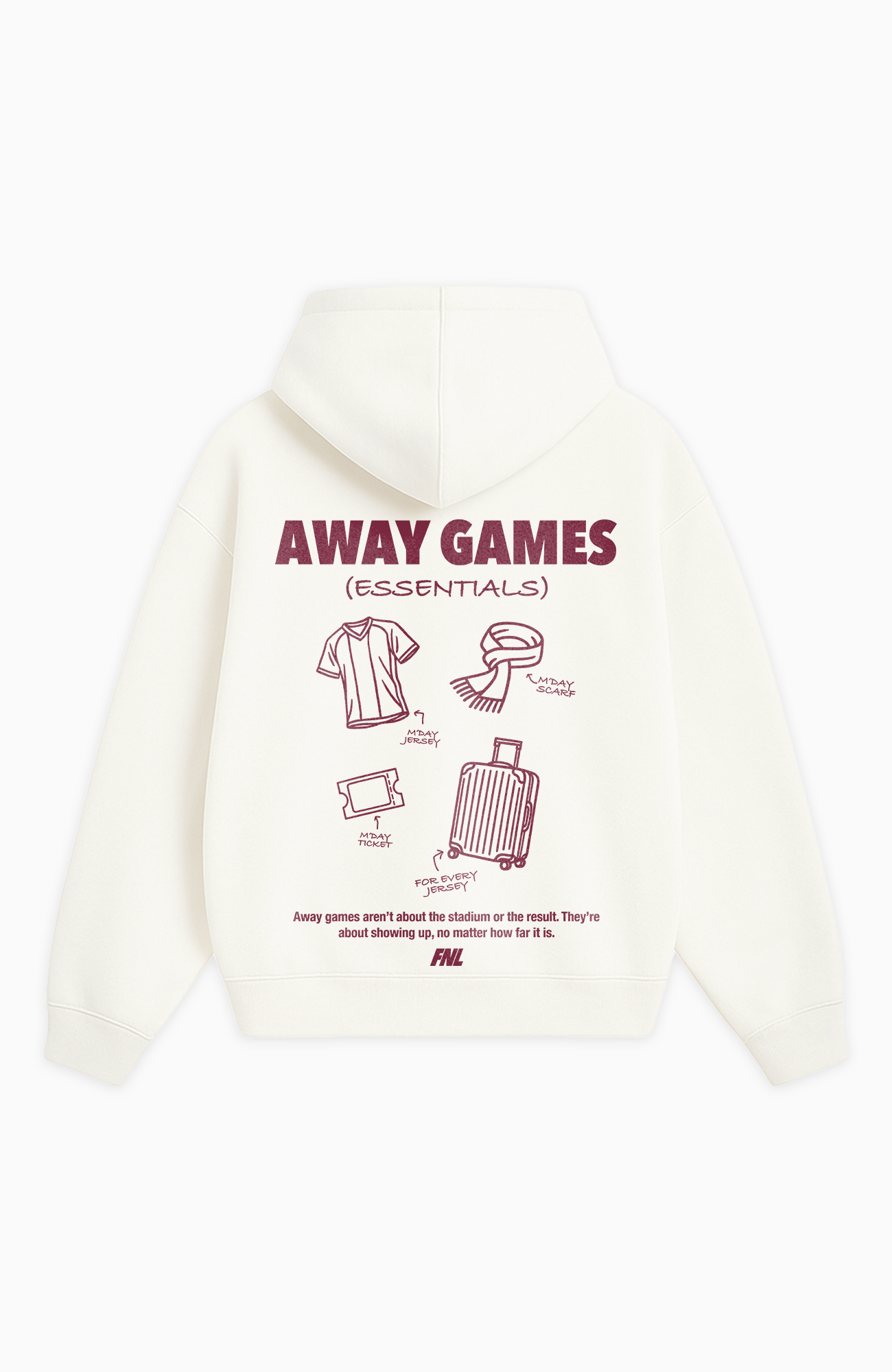 AWAY GAMES OVERSIZED HOODIE
