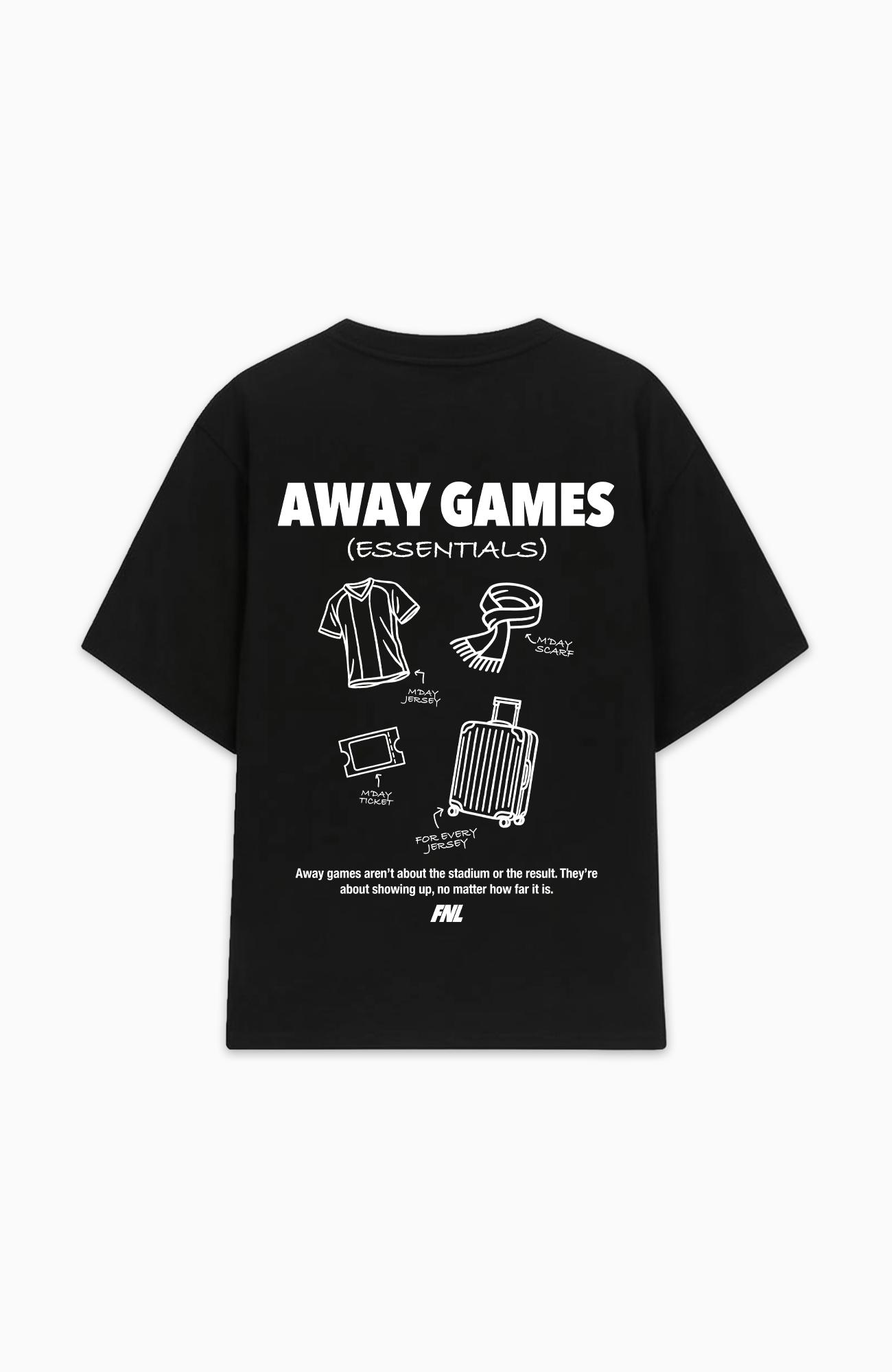 AWAY GAMES OVERSIZED SHIRT