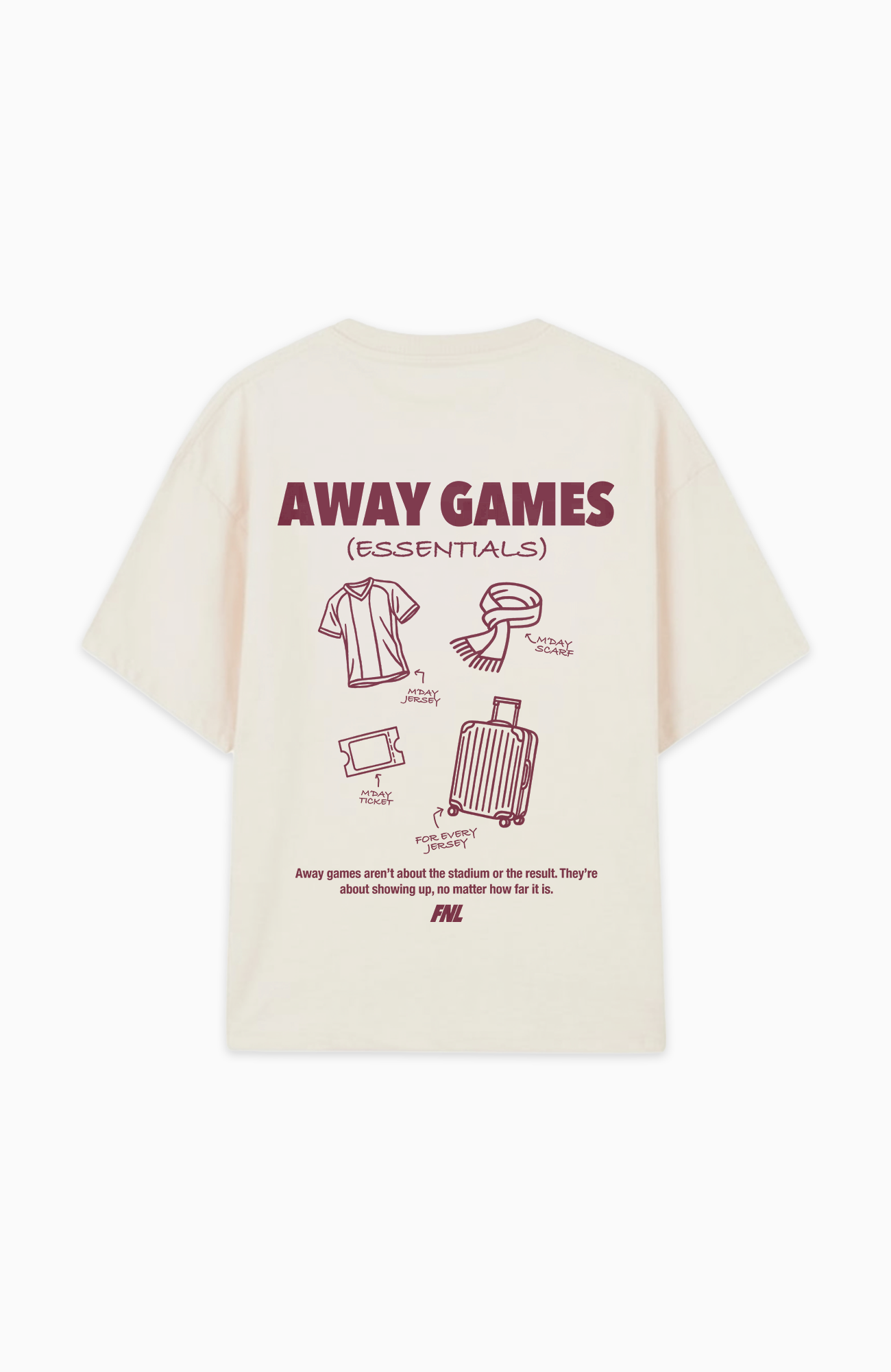 AWAY GAMES OVERSIZED SHIRT