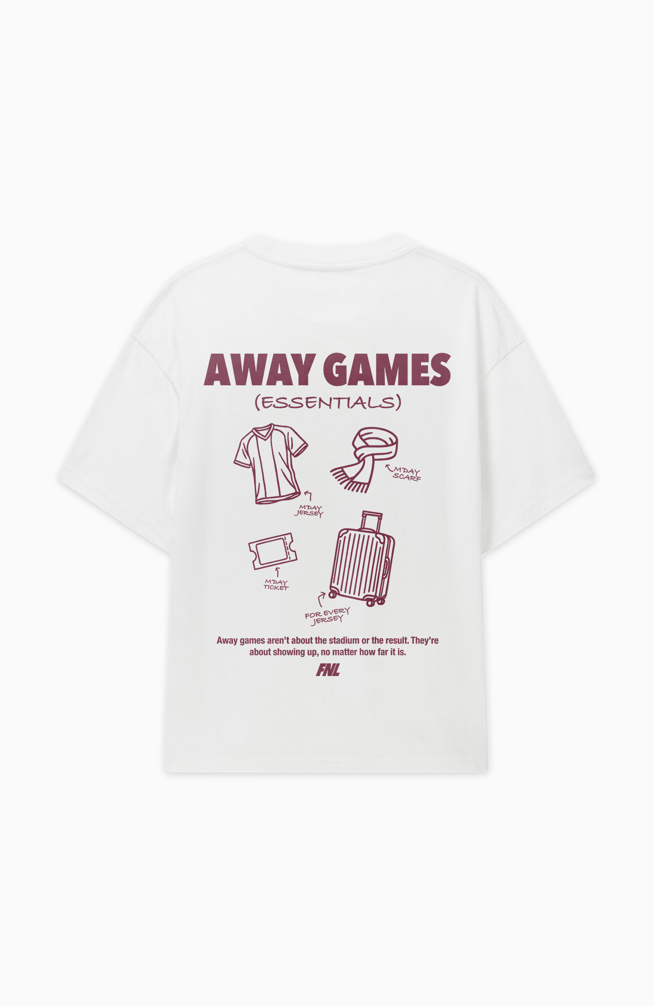 AWAY GAMES OVERSIZED SHIRT