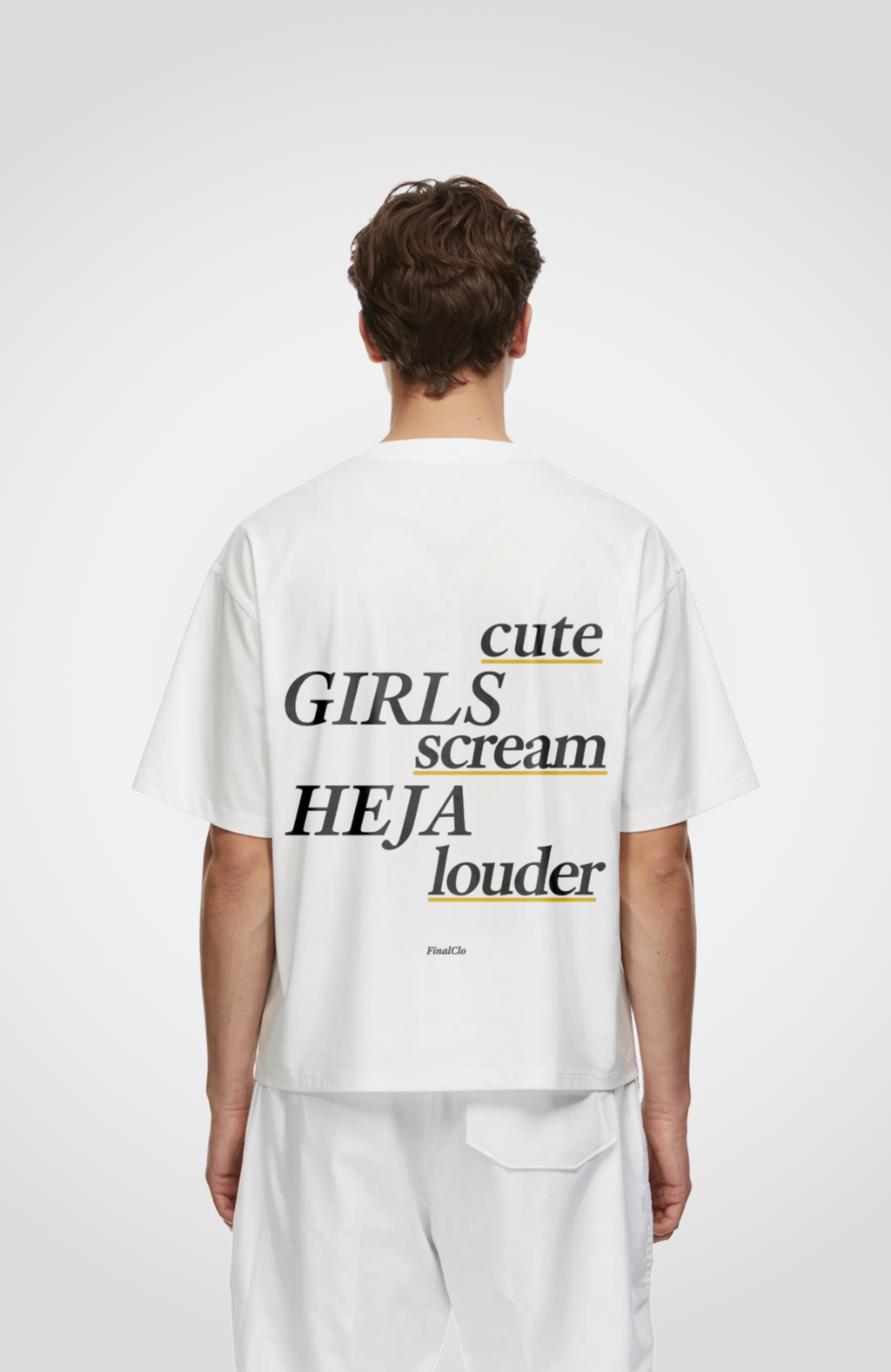 CUTE GIRLS SCREAM HEJA DORTMUND MERCH OVERSIZED SHIRT