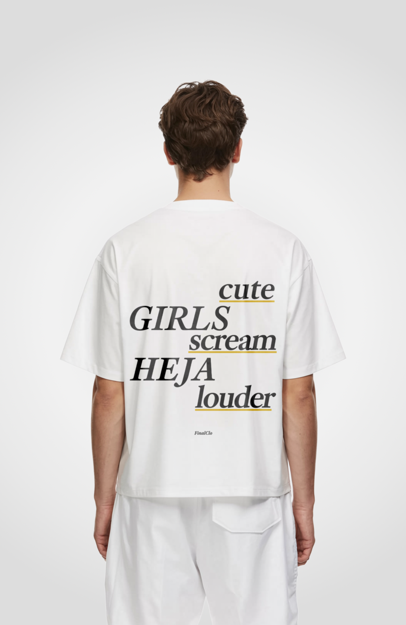 CUTE GIRLS SCREAM HEJA DORTMUND MERCH OVERSIZED SHIRT