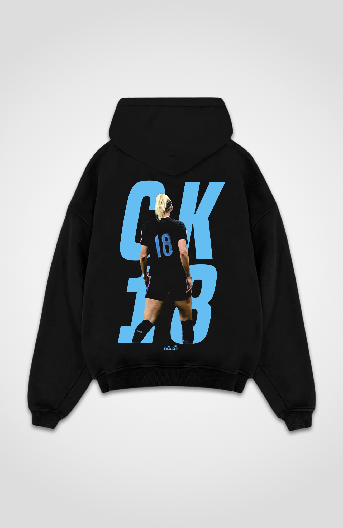 CK 18 FOOTBALL MERCH OVERSIZED HOODIE