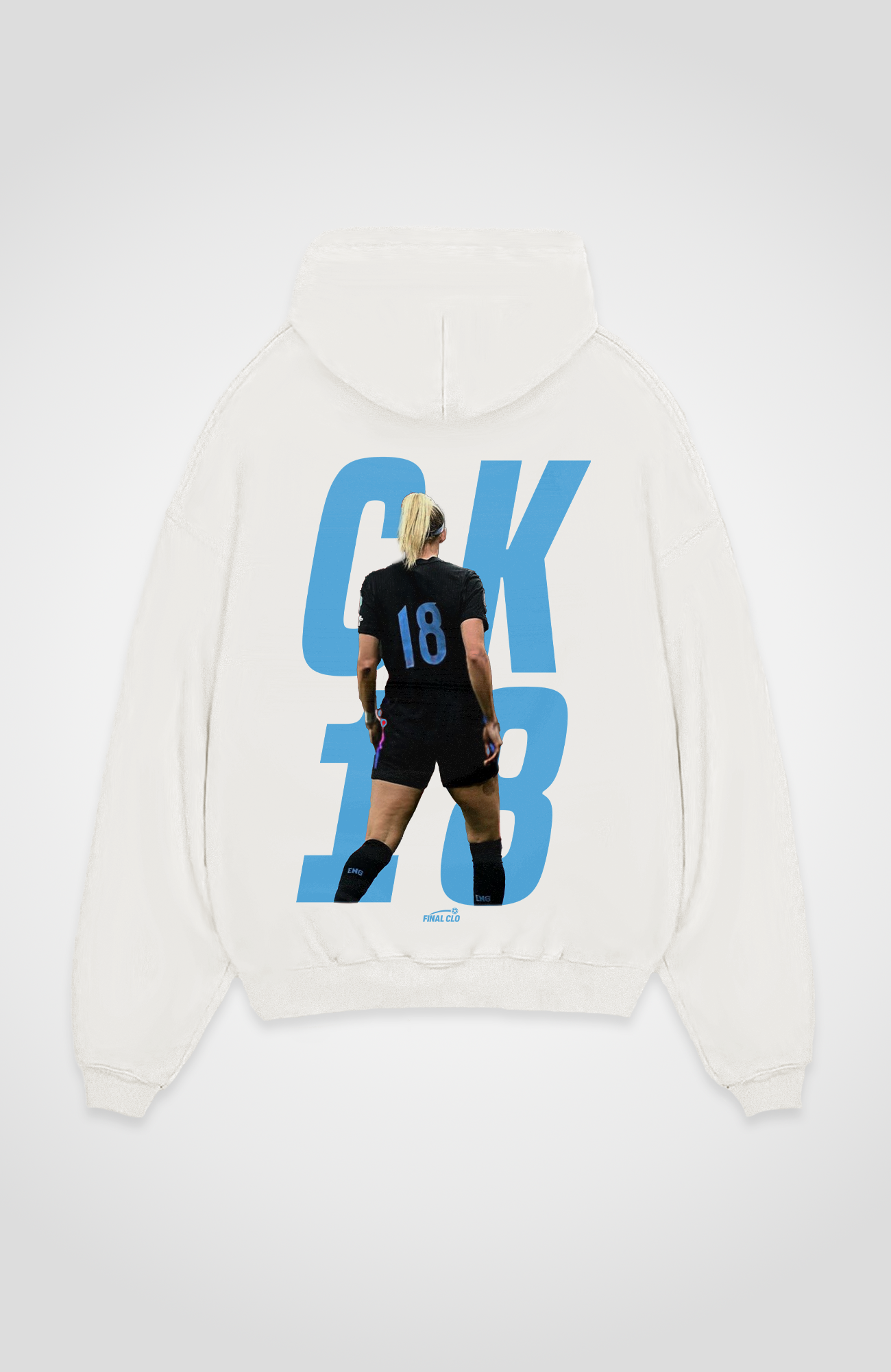 CK 18 FOOTBALL MERCH OVERSIZED HOODIE