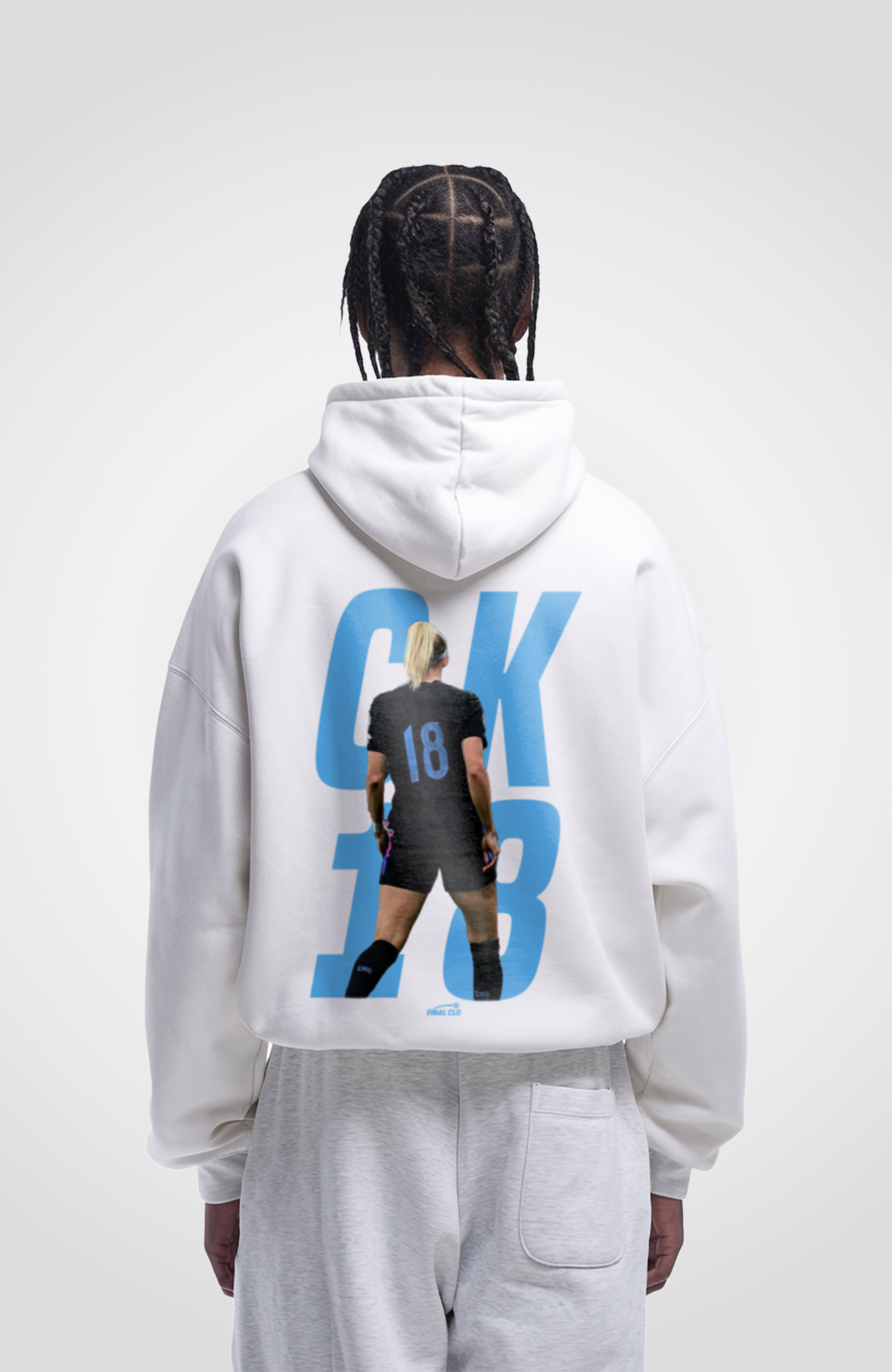 CK 18 FOOTBALL MERCH OVERSIZED HOODIE