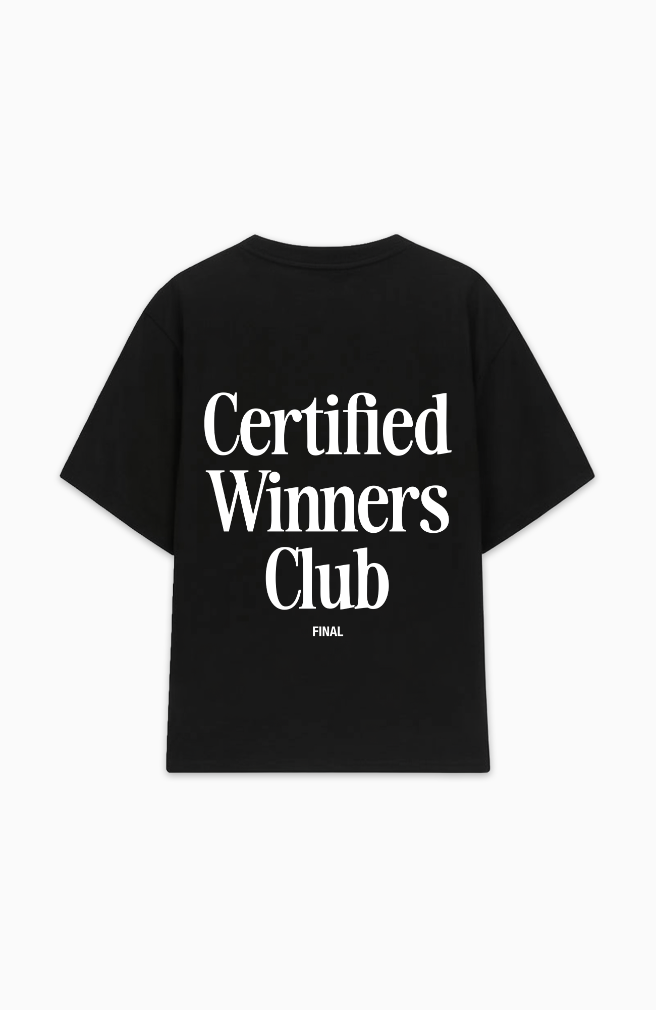 CERTIFIED WINNERS CLUB OVERSIZED SHIRT