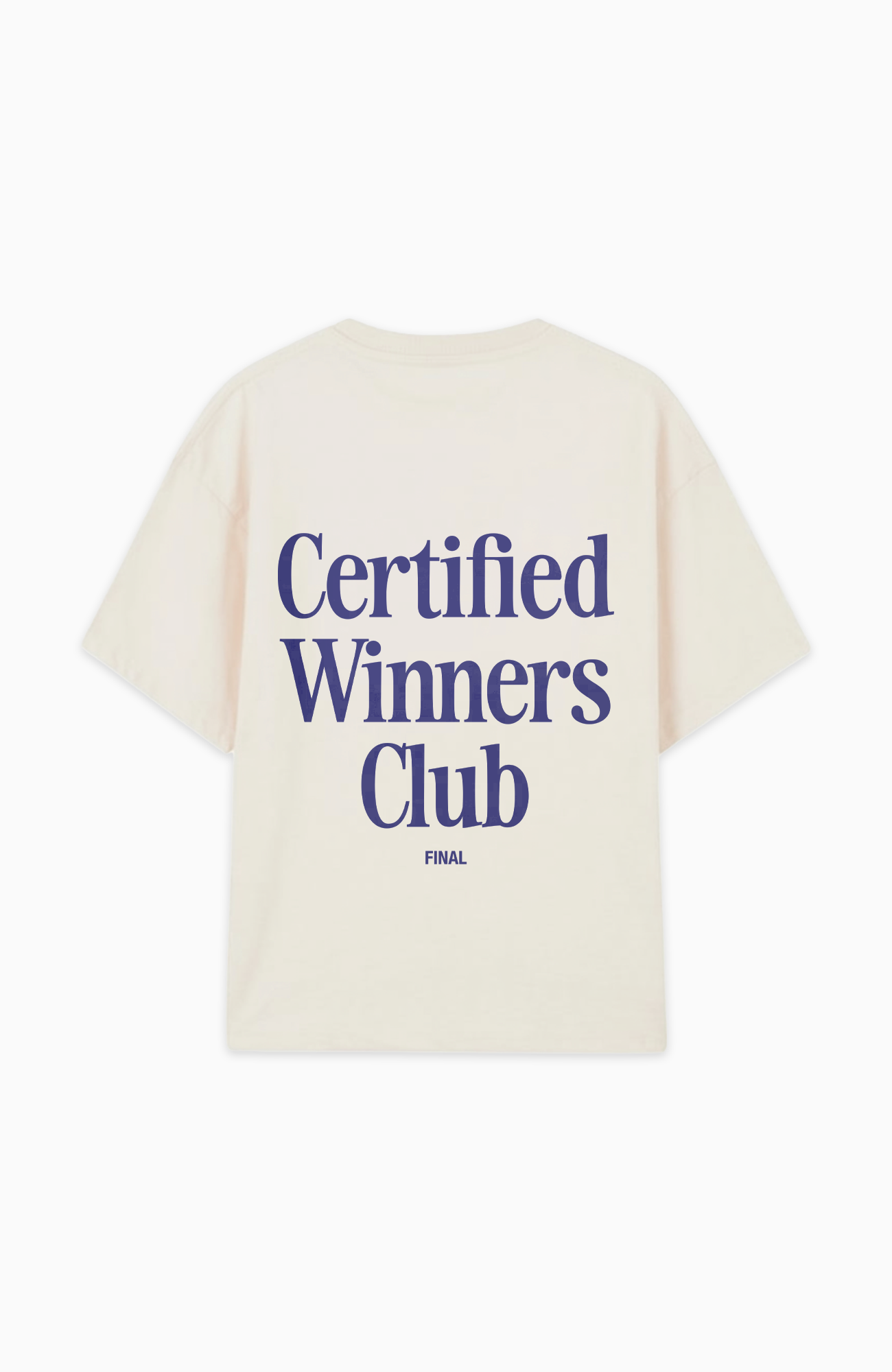 CERTIFIED WINNERS CLUB OVERSIZED SHIRT