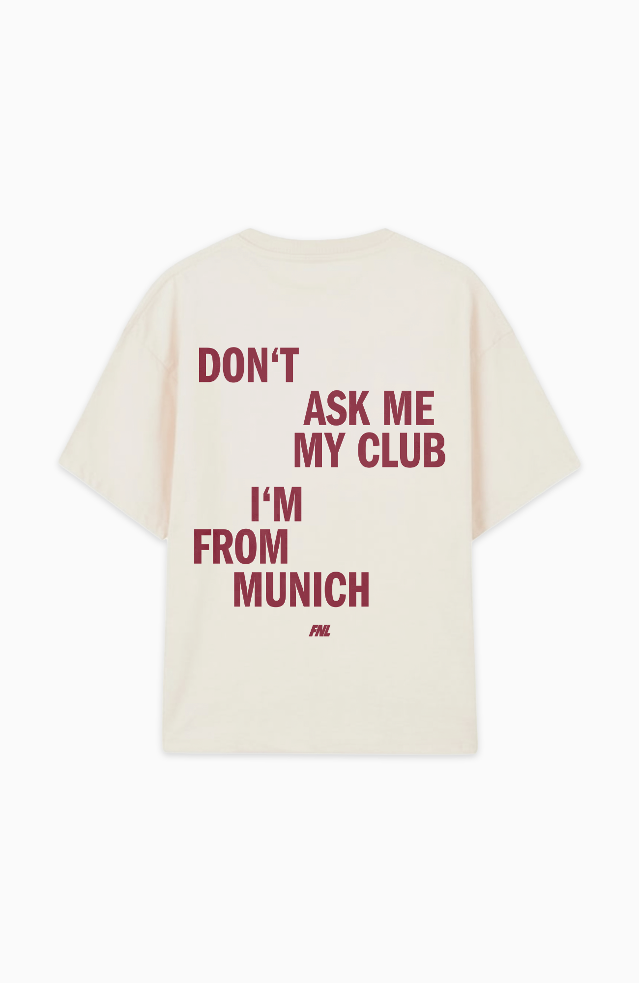 DON'T ASK MY CLUB OVERSIZED SHIRT