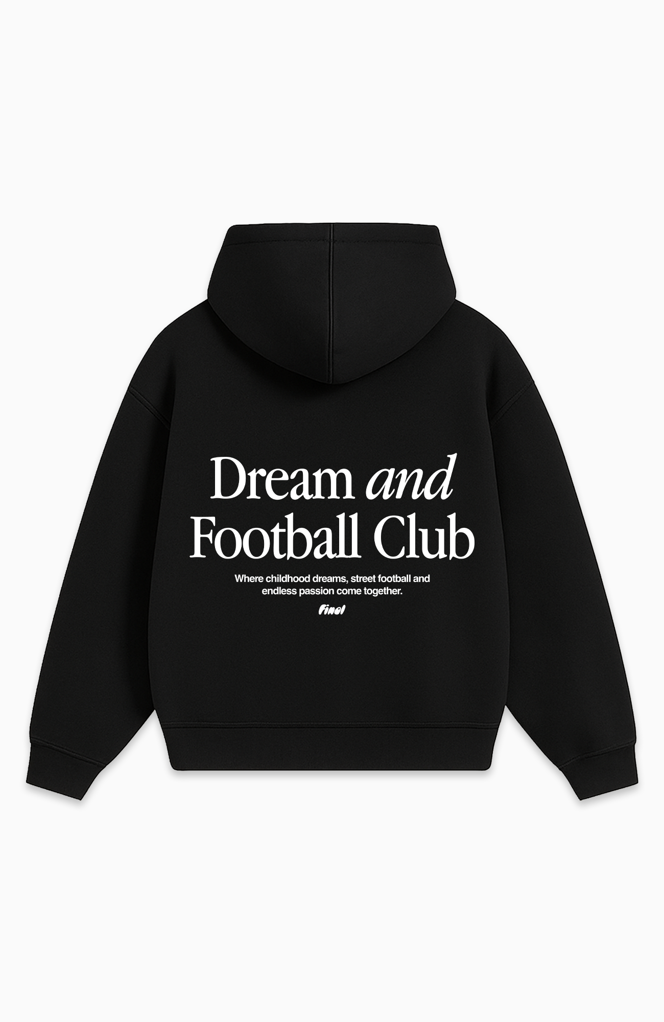 DREAM AND FOOTBALL CLUB OVERSIZED HOODIE