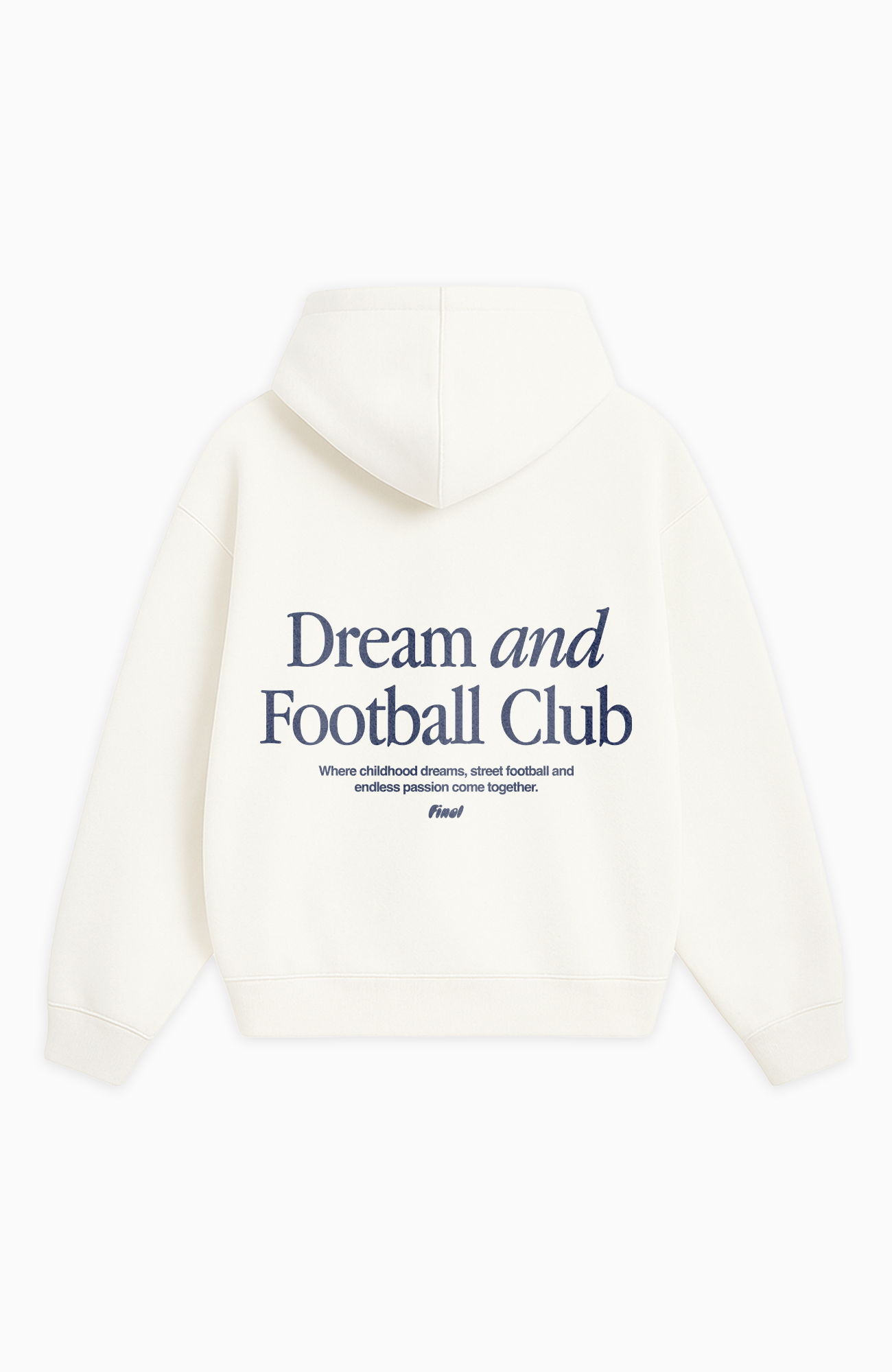 DREAM AND FOOTBALL CLUB OVERSIZED HOODIE