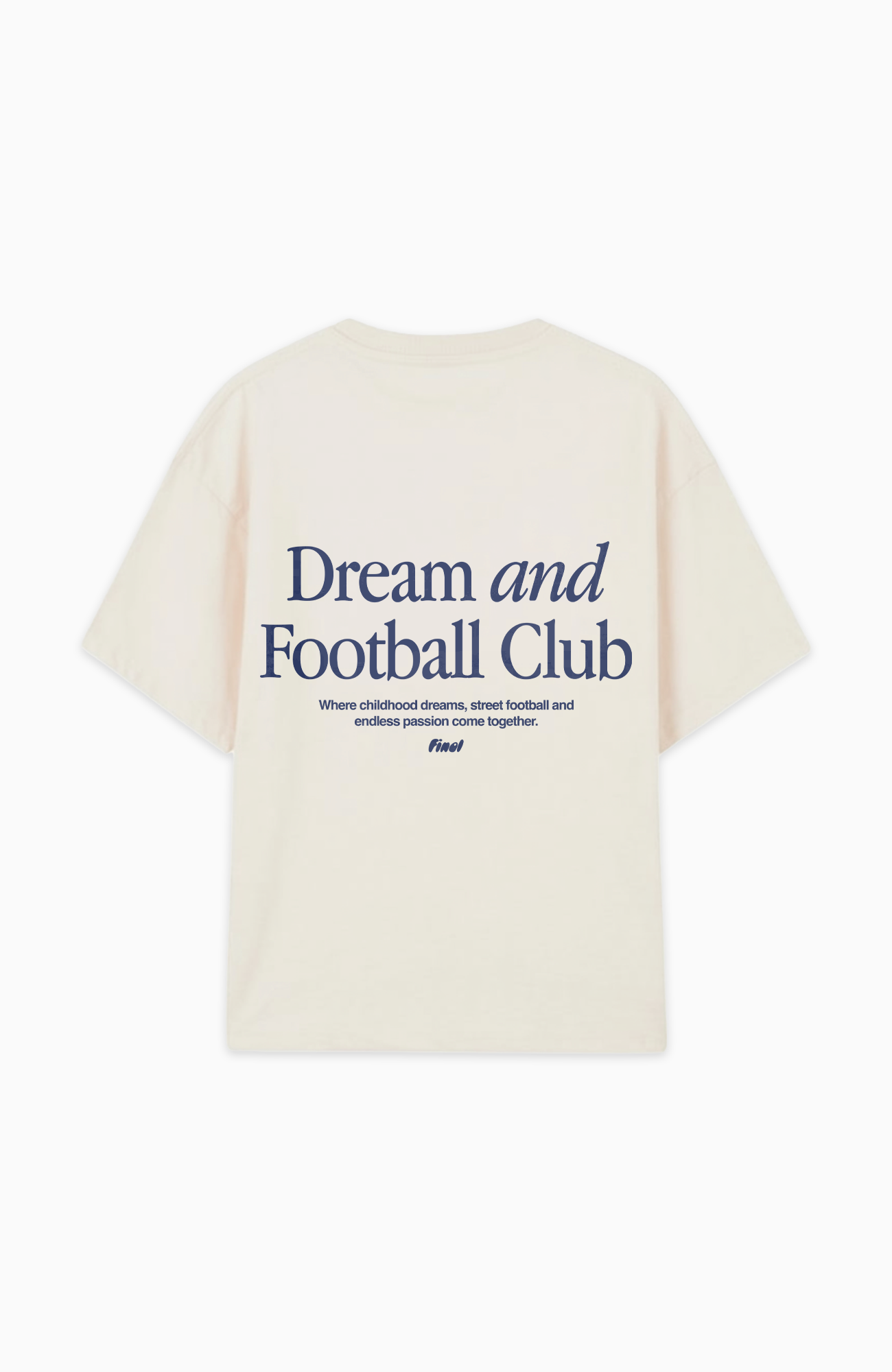 DREAM AND FOOTBALL CLUB OVERSIZED SHIRT